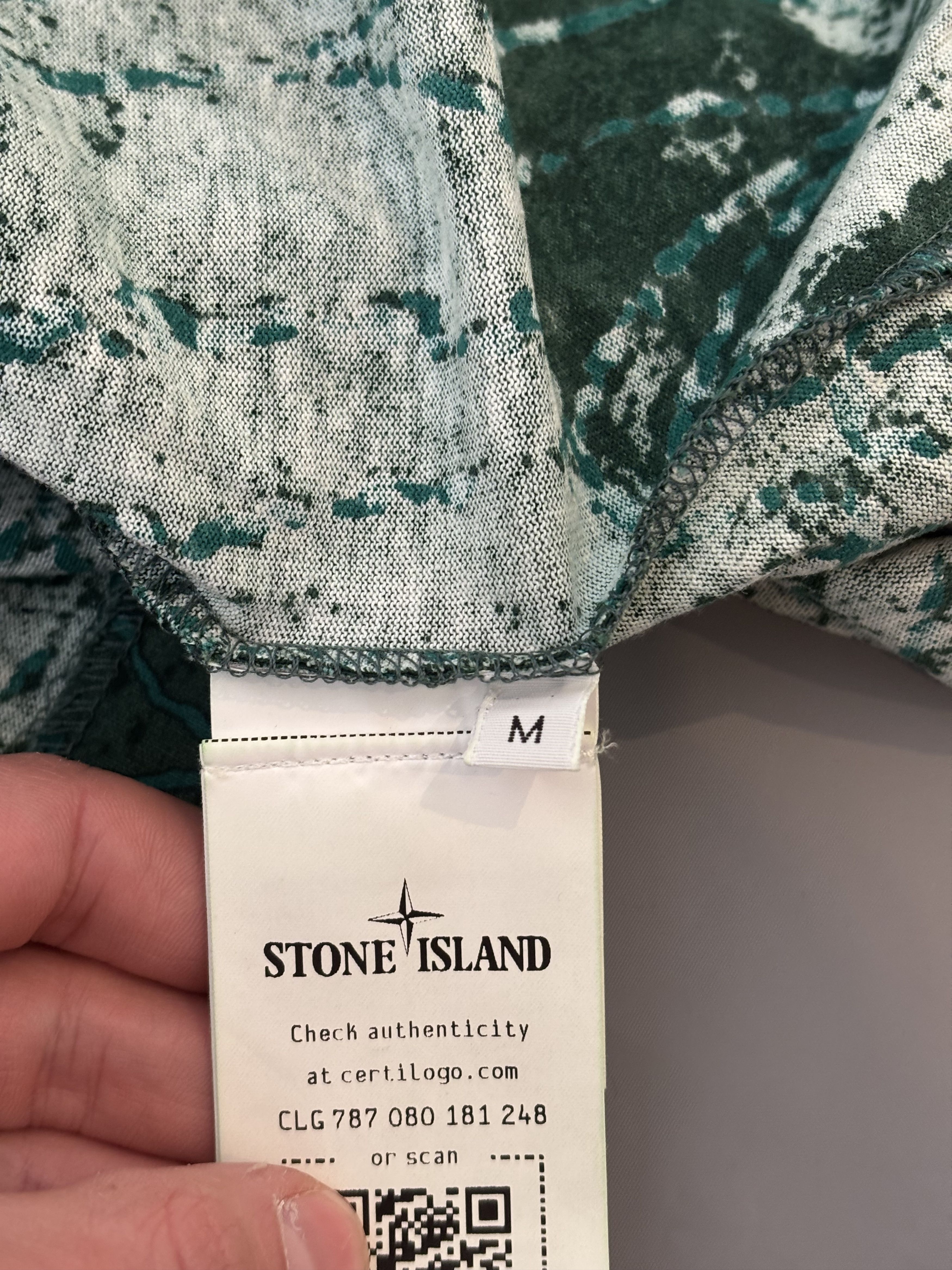 Stone Island T-shirt vert foncé Stone Island x Supreme en tbe Size US M / EU 48-50 / 2 - 11 Thumbnail