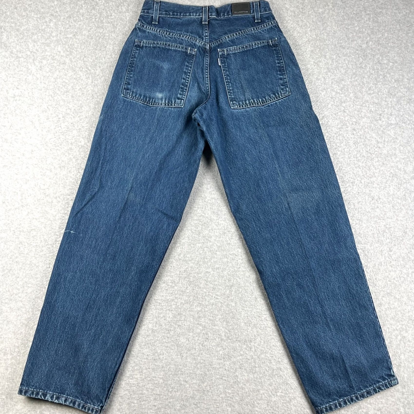 Levi's Vintage Levi'S Silvertab Baggy Wide Leg Loose Jeans 28x32 Mens Blue Y2K 90s Skate - 32" Inseam Size US 28 / EU 44 - 2 Thumbnail