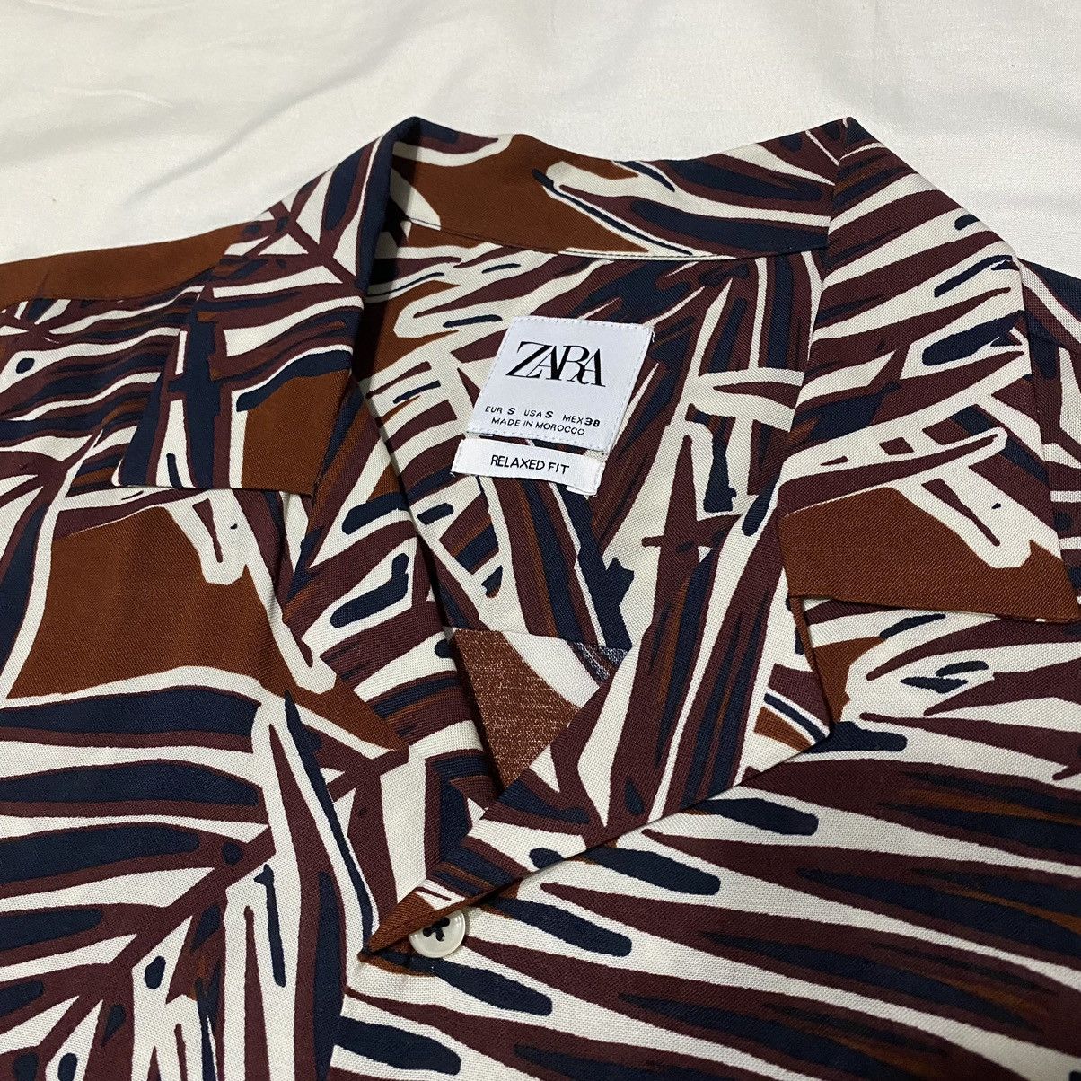 Zara Zara Camp Collar Shirt Size US S / EU 44-46 / 1 - 5 Thumbnail