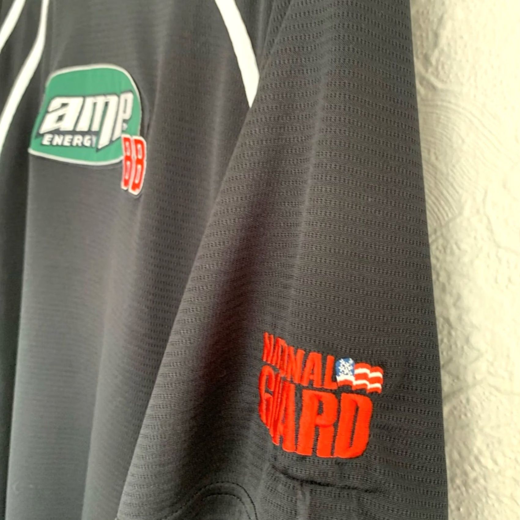 NASCAR NASCAR MENS DALE EARNHARDT JR NATION TEAM COLLECTION ALL EMBROIDERED SHIRT 2XL Black Mens Size US XXL / EU 58 / 5 - 3 Thumbnail