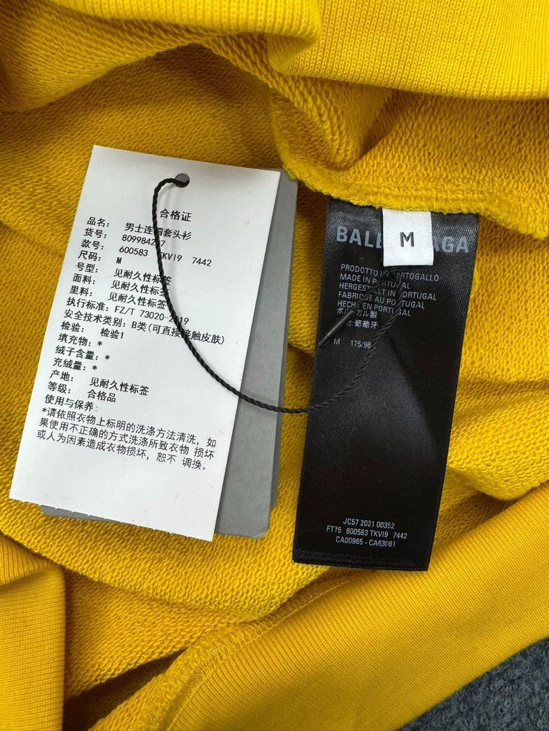 Balenciaga Balenciaga Yellow Embroidered Coca Cola Hoodie-2506 Size US M / EU 48-50 / 2 - 6 Thumbnail
