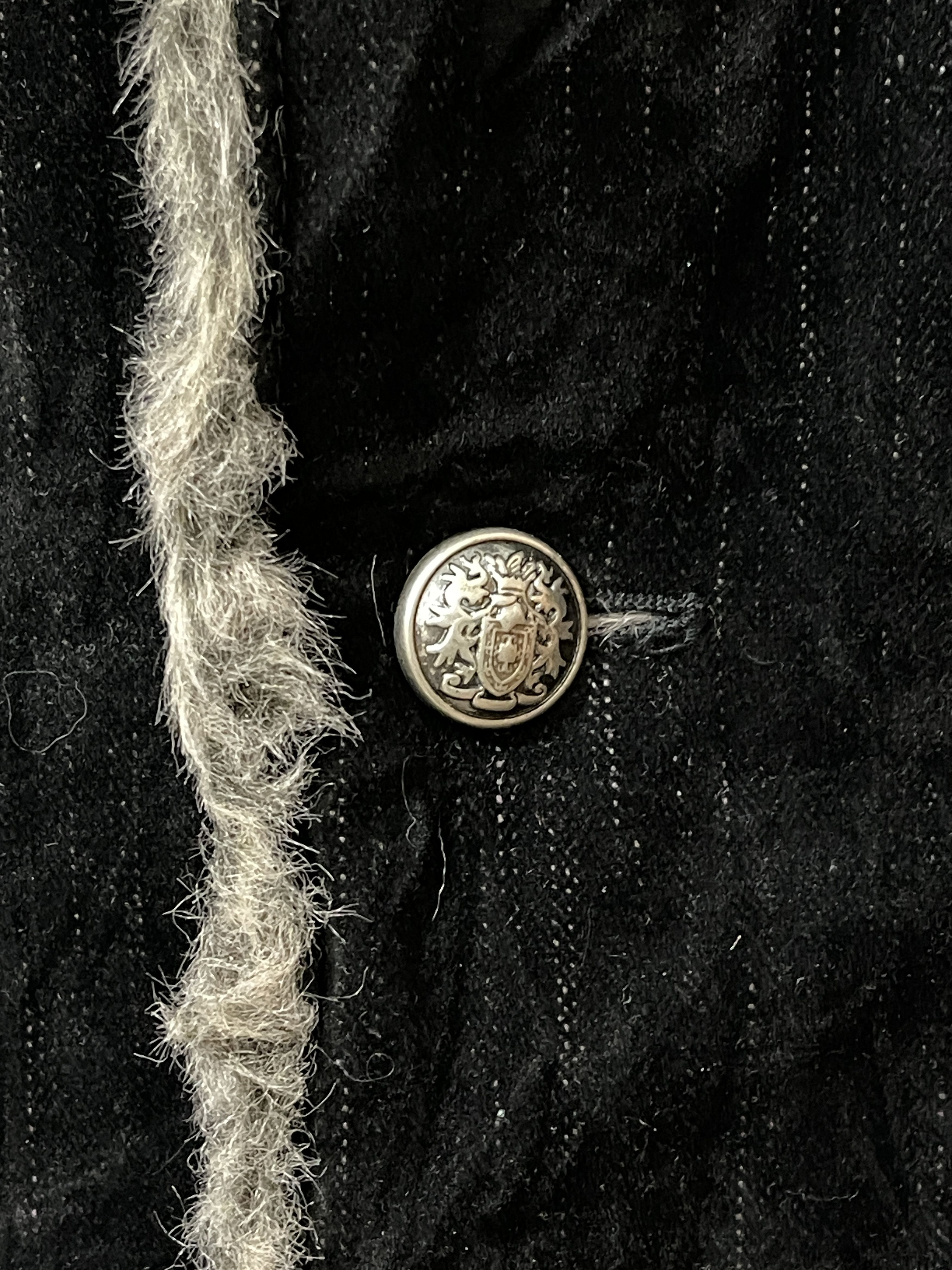 Japanese Brand Mossimo Japan Archive Fur Gothic Vkei Style Jacket Size US L / EU 52-54 / 3 - 4 Thumbnail