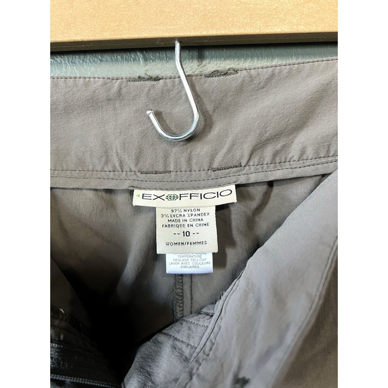 ExOfficio Exofficio Womens Brown Nylon Hiking Cargo Shorts Size 10 Outdoor Size 32" / US 10 / IT 46 - 3 Thumbnail