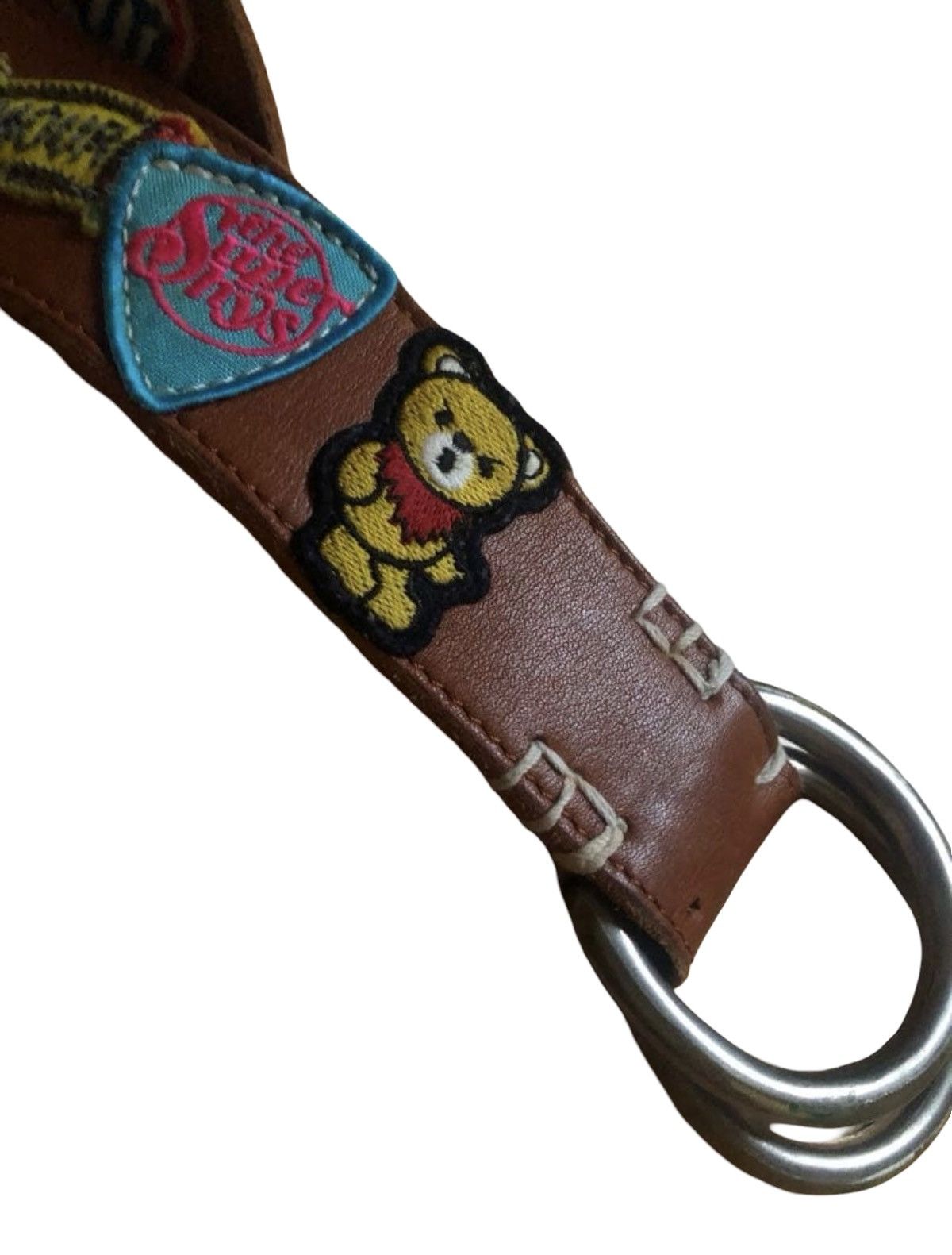 Hysteric Glamour Hysteric Glamour Archival Multi-Patch Leather D-Ring Belt Size ONE SIZE - 4 Thumbnail