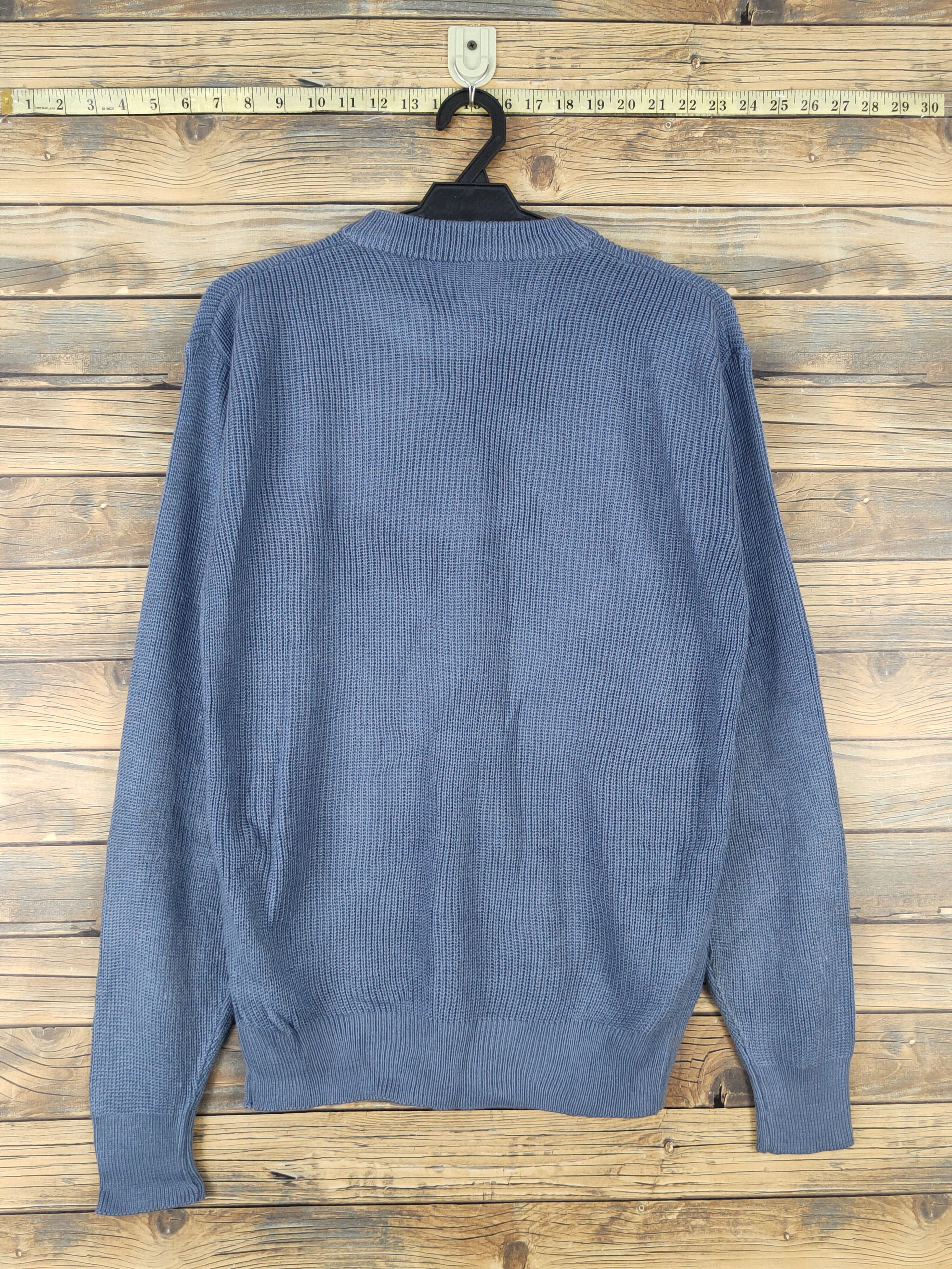 Homespun Knitwear × Japanese Brand × Vintage Japanese Brand Blue Knitwear Sweatshirts #W1293 Size S / US 4 / IT 40 - 7 Thumbnail