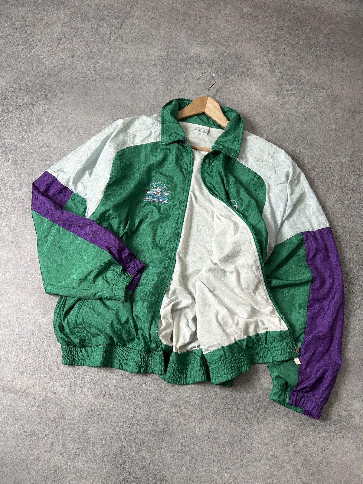 Sergio Tacchini Vintage Sergio Tacchini Tennis 🎾 90s Olympics jacket mens Size US XL / EU 56 / 4 - 2 Thumbnail