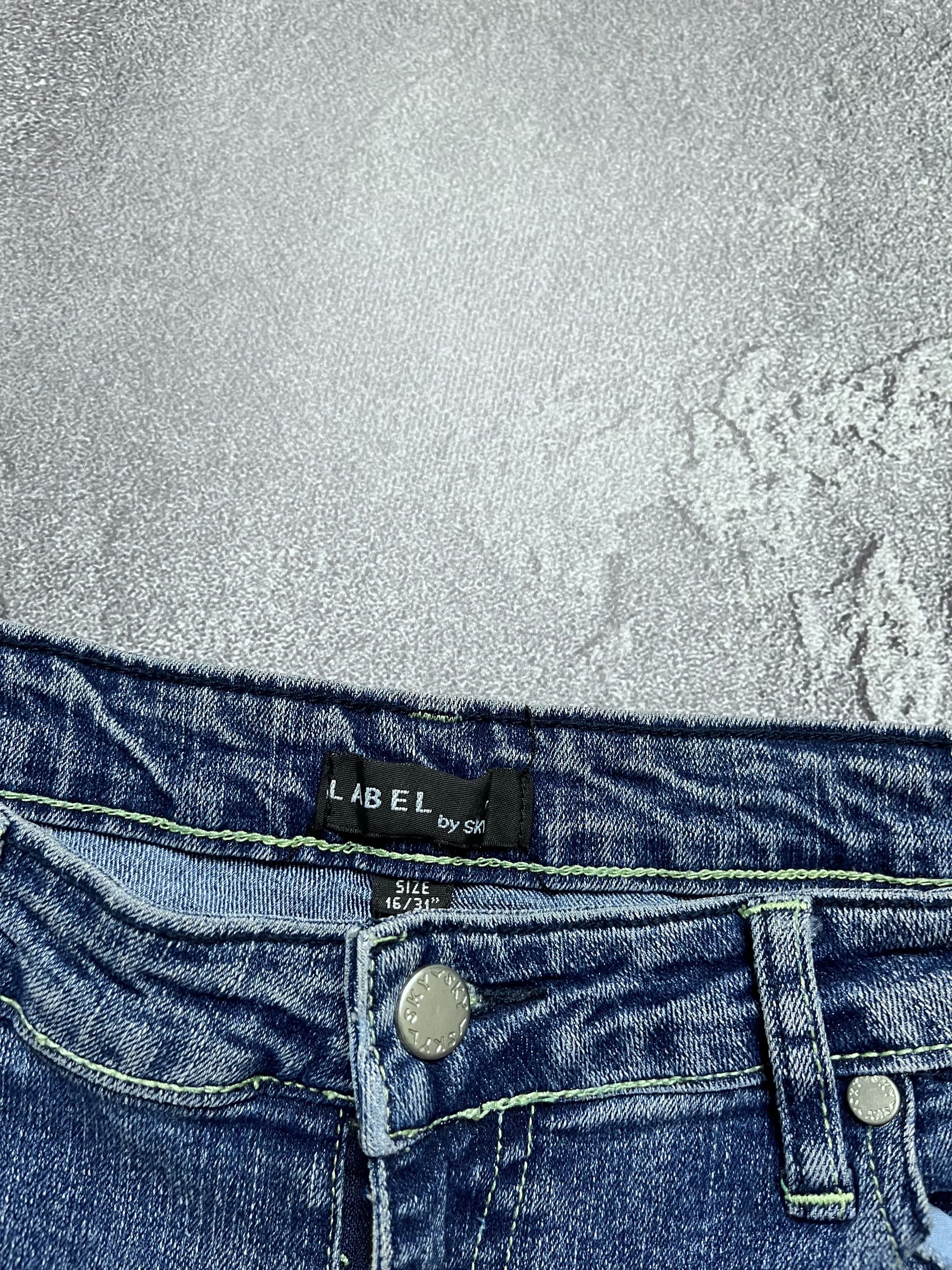 Vintage Vintage Bootcut Flared Jeans Big Logo Womens 16/31 Size 31" - 10 Thumbnail