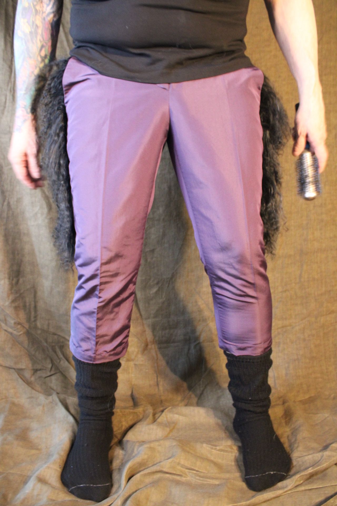 Other Purple pants with Real Mongolian fur Size US 32 / EU 48 - 11 Thumbnail