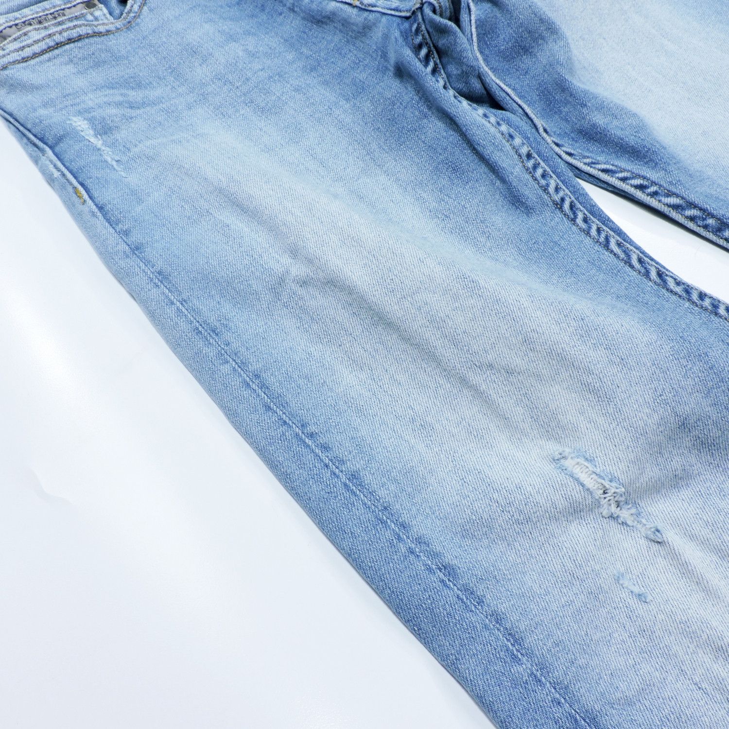 Calvin Klein CK PREMIUM ITALIAN STRETCH SELVEDGE CASPIAN SEA SLIM DENIM Size US 27 - 10 Thumbnail