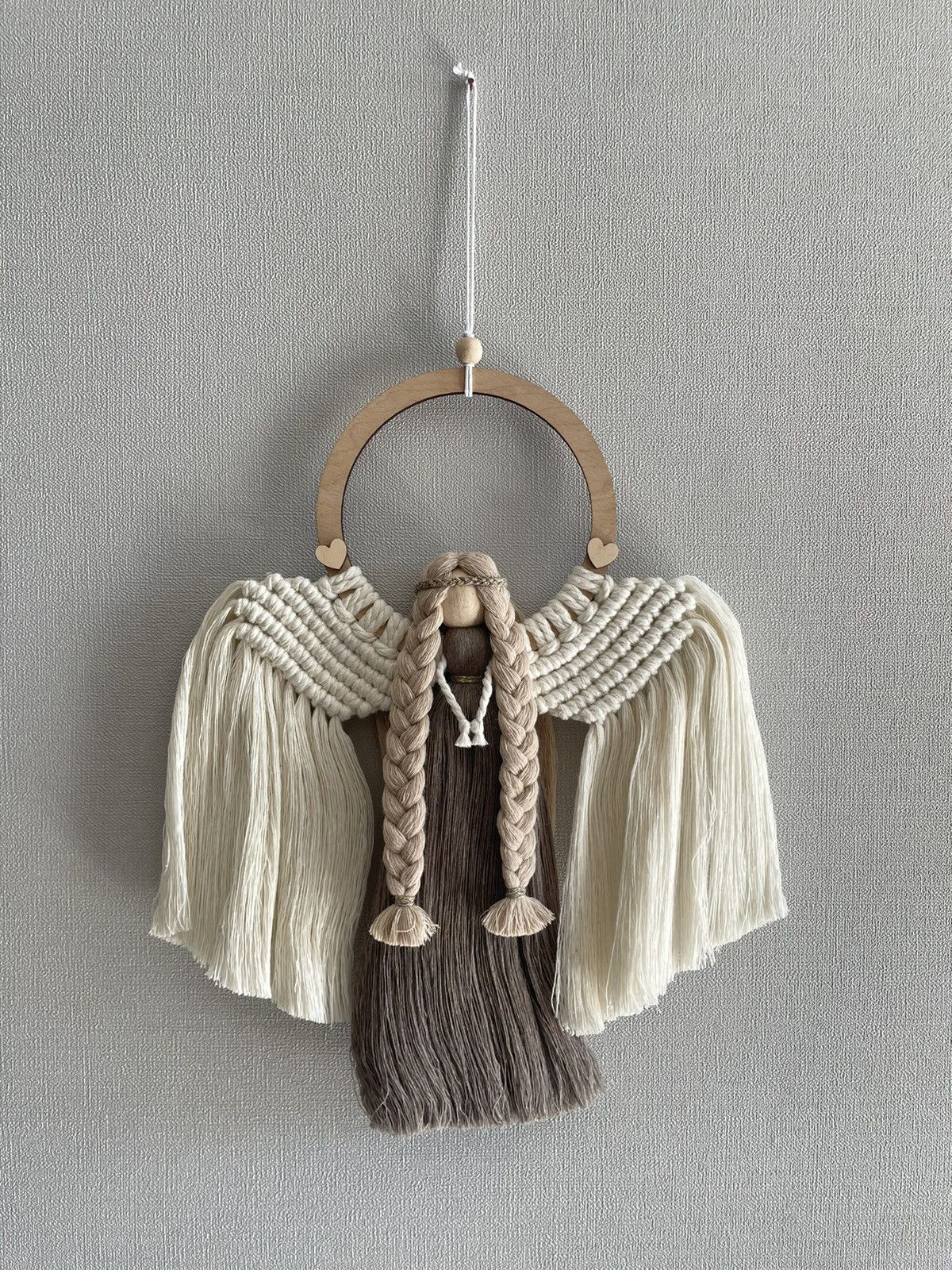 Handmade Knitted dolls-angels handmade Ukrainian amulet scandinavian Size ONE SIZE - 6 Thumbnail