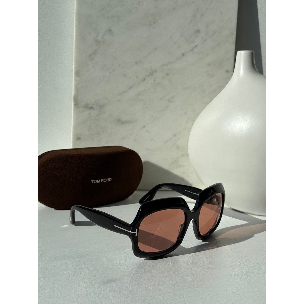 Tom Ford NEW Tom Ford FT1155 Ren Square Sunglasses Black Photochromic Size ONE SIZE - 4 Thumbnail
