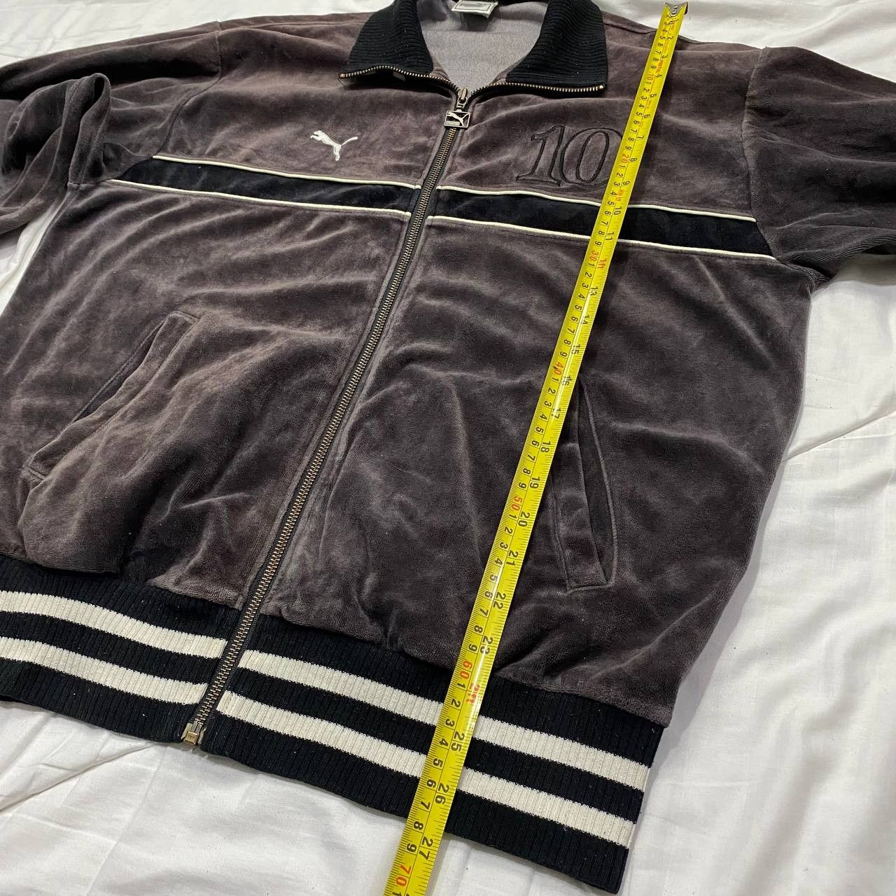 Puma × Vintage Vintage 90s Puma Japan track jacket Velvet Size US L / EU 52-54 / 3 - 7 Thumbnail