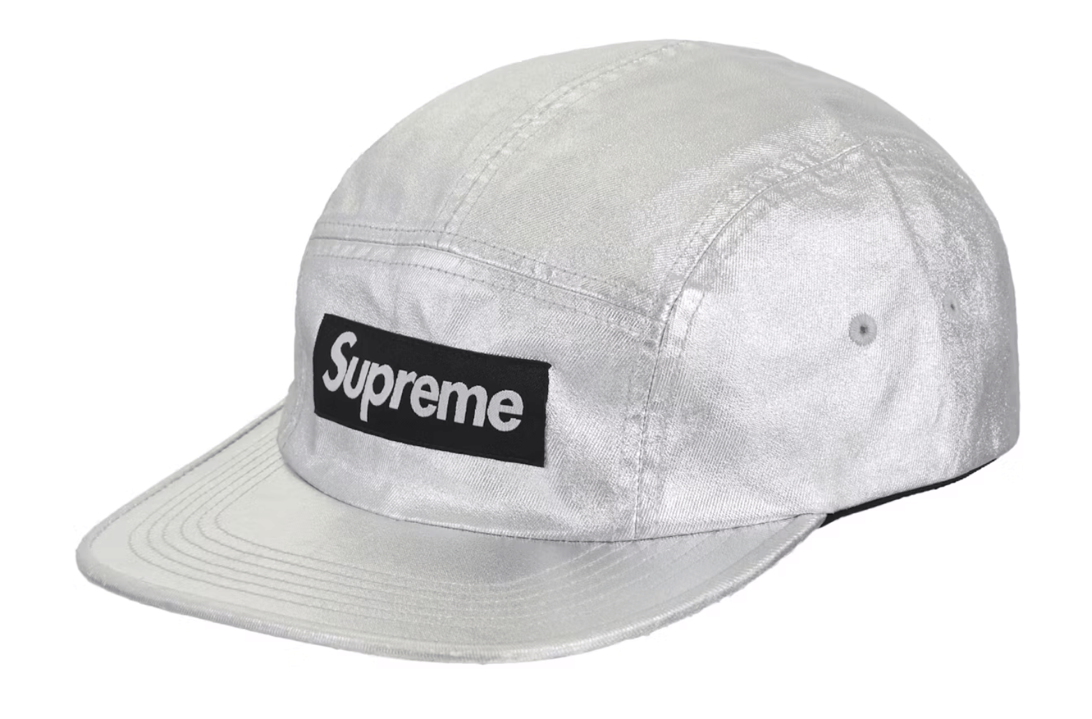 Supreme Supreme Washed Chino Twill Camp Cap Silver Sz Adjustable Size ONE SIZE - 1 Thumbnail