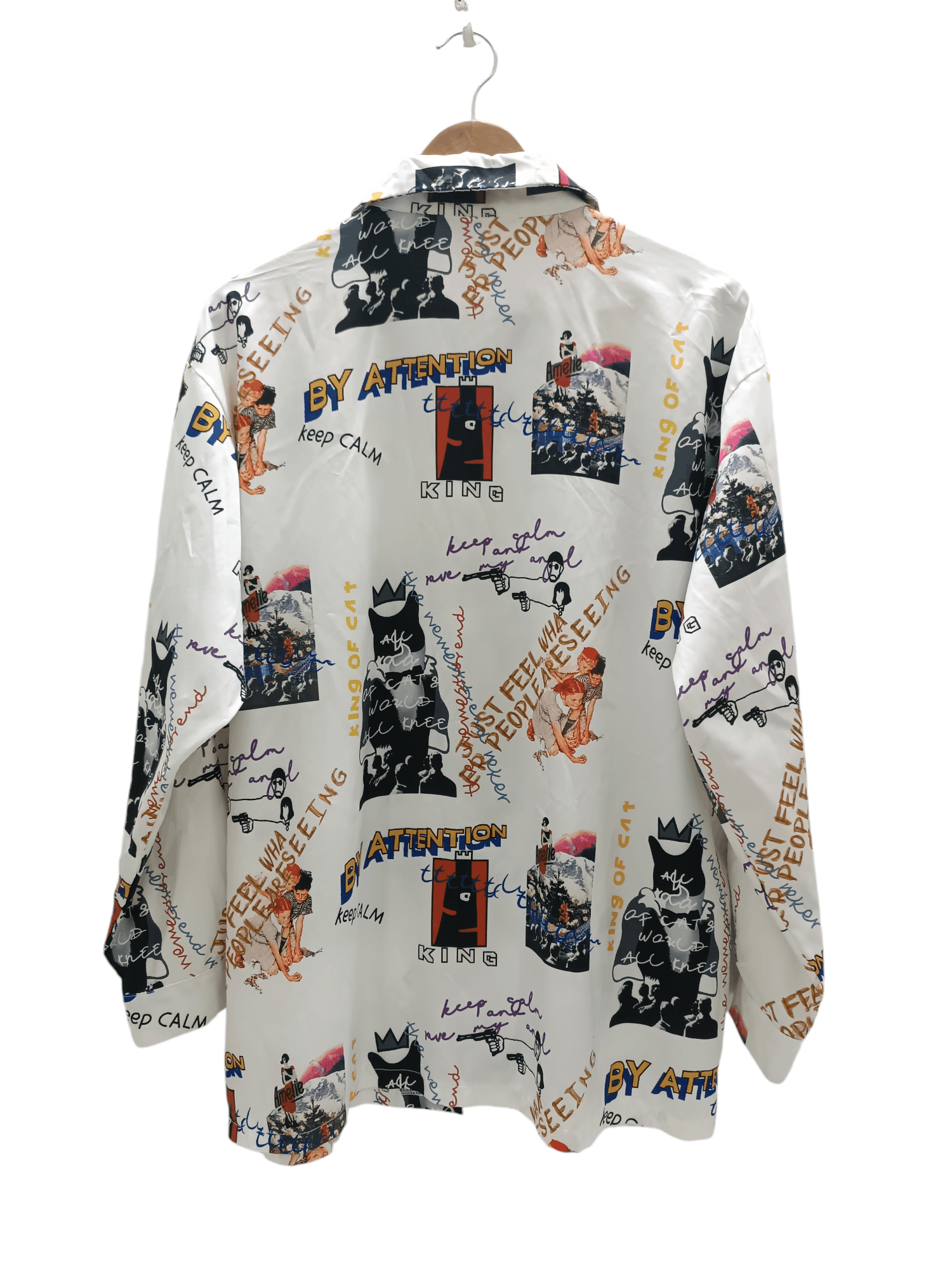 Japanese Brand Yuanmi Studio full print long sleeve shirt Size L / US 10 / IT 46 - 2 Thumbnail