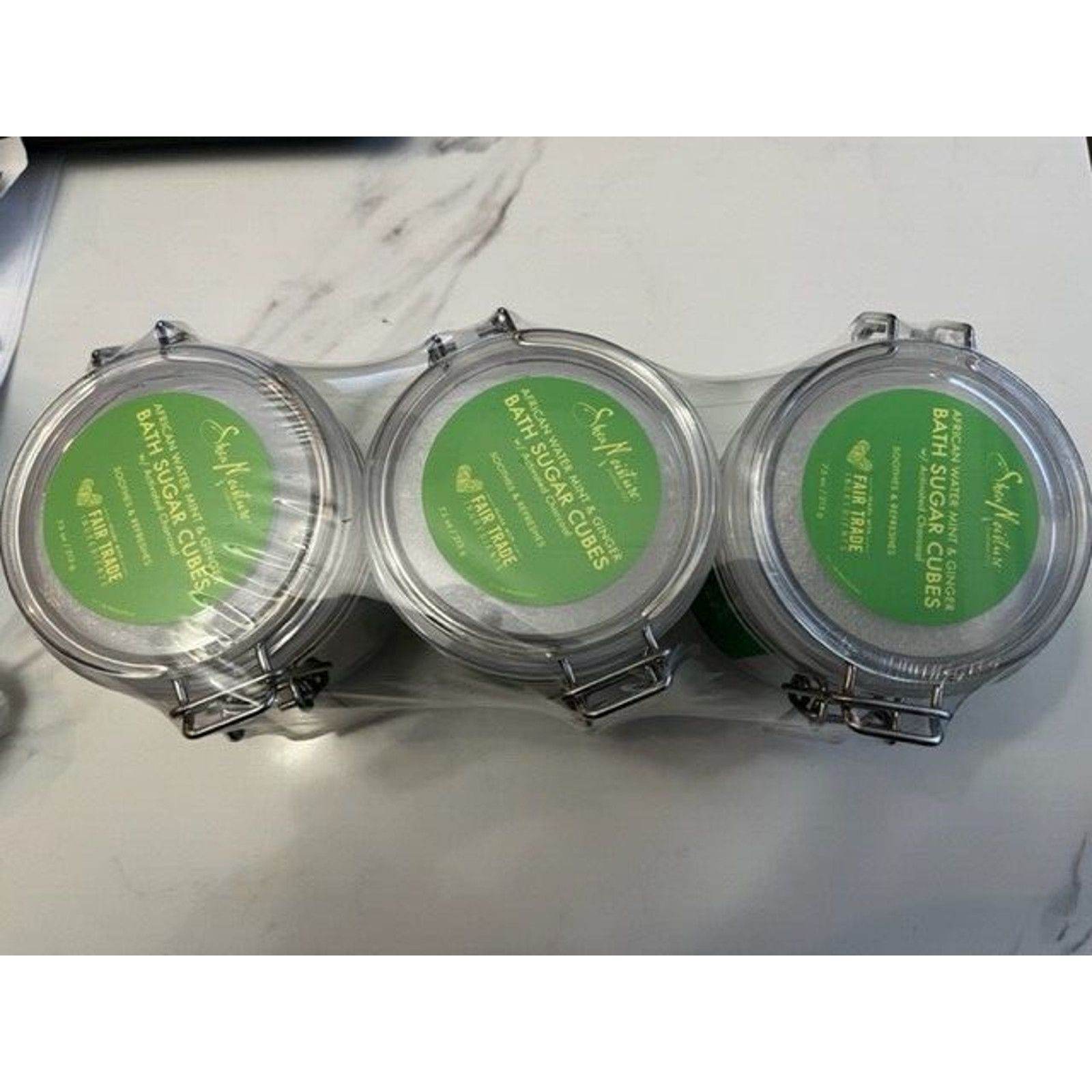 Other Lot of 3 Shea Moisture African Water Mint and Ginger Bath Size ONE SIZE - 4 Thumbnail