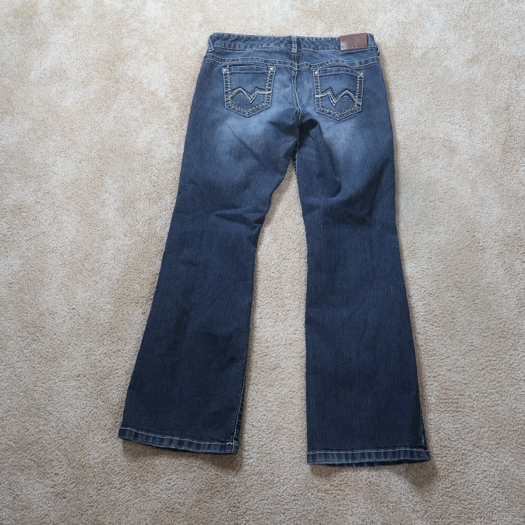 Vintage Maurices Women's Bootcut Jeans 9/10 Mid Rise Blue Denim Pants Size 32" / US 10 / IT 46 - 5 Thumbnail