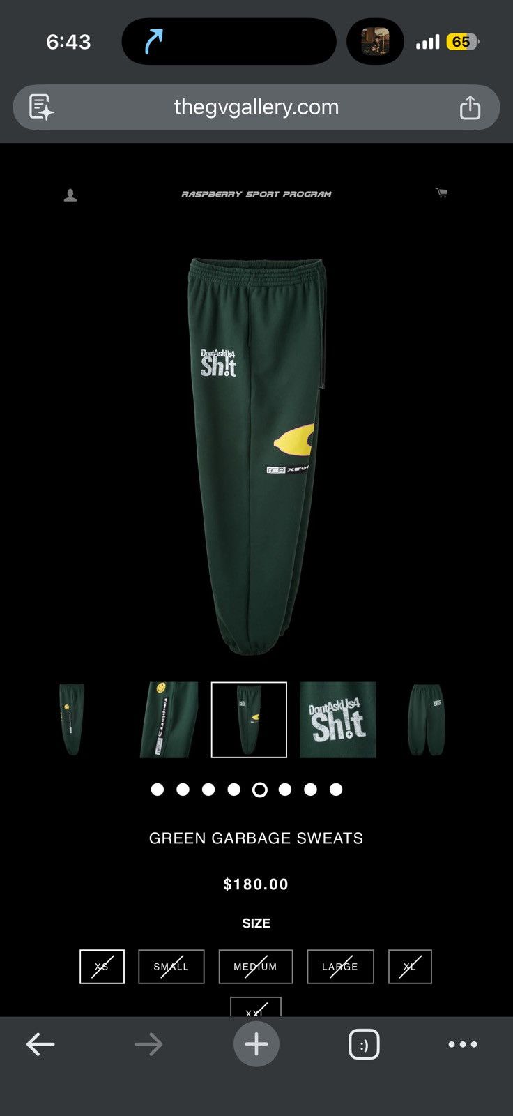 The GV Gallery GV Gallery Raspberry Hills Greedy Unit Garbage Sweatpants Size US 36 / EU 52 - 16 Thumbnail