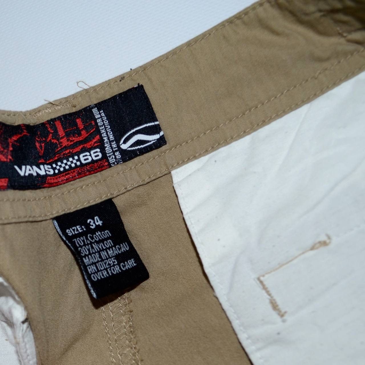 Vans Vintage 00s Vans 66 Cargo transformer pants shorts y2k skate Size US 34 / EU 50 - 7 Thumbnail