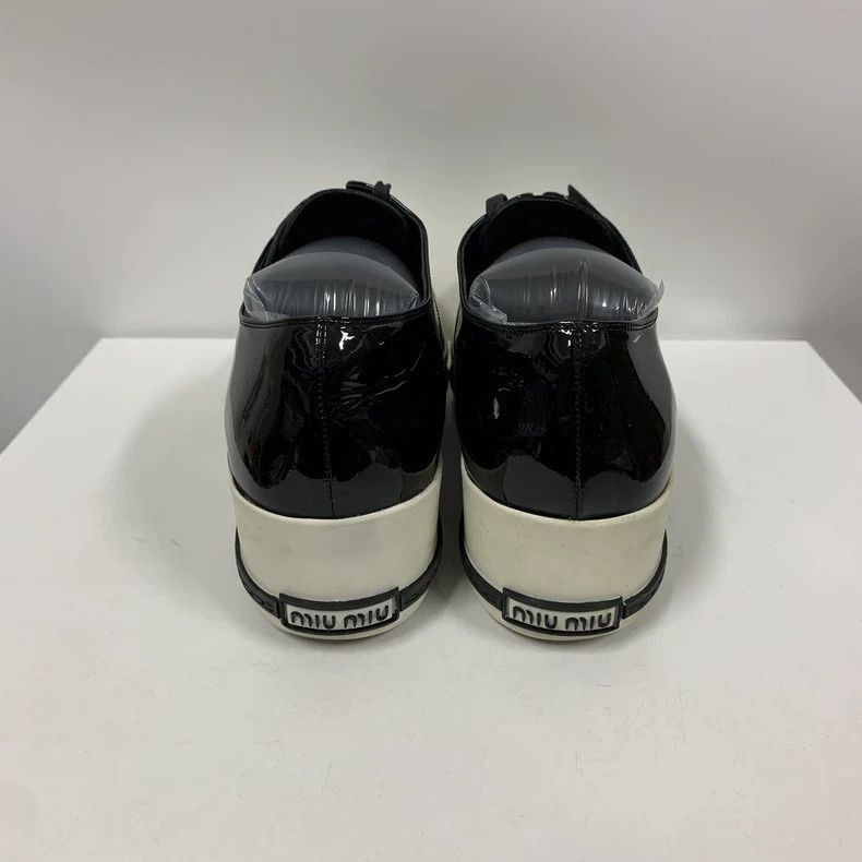 Prada Miu Miu Patent Leather Casual Shoes -2505 Size US 6.5 / IT 36.5 - 6 Thumbnail