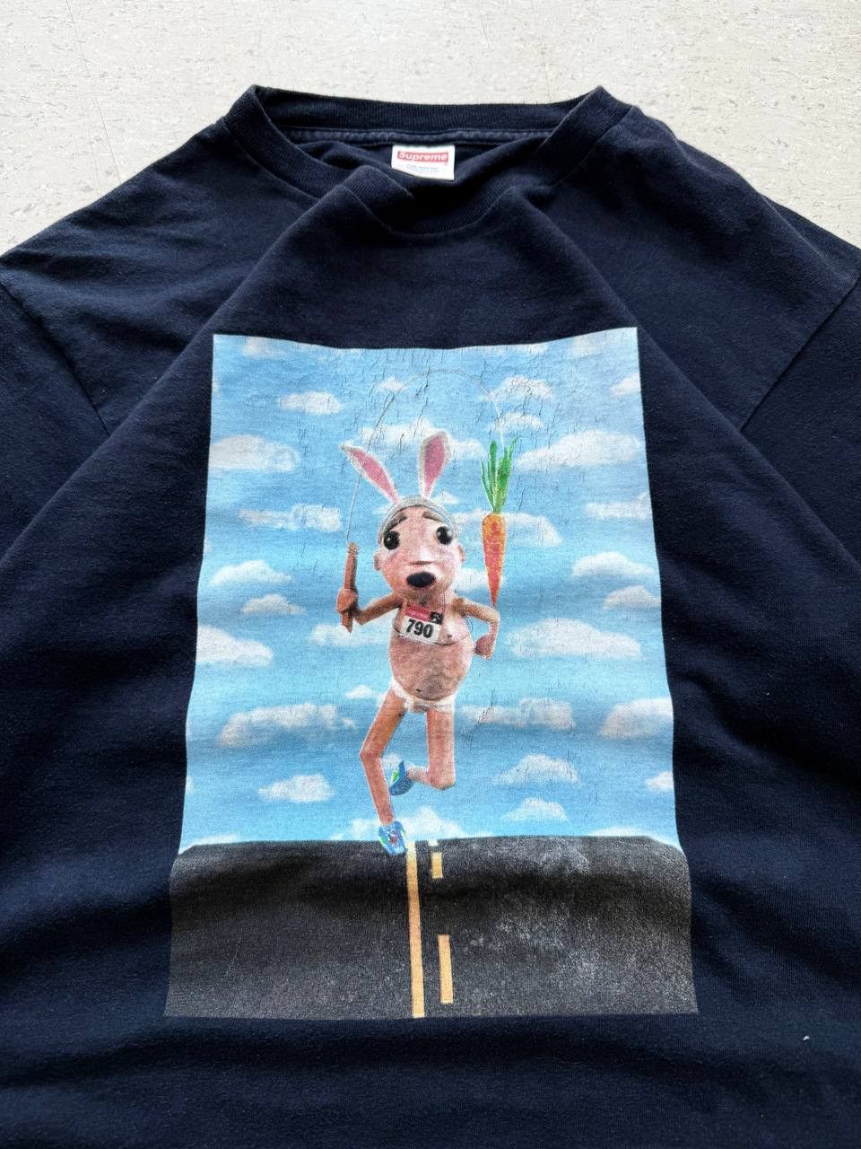 Supreme 00s Vintage Supreme Big Logo Runner Oversized Tee Size US L / EU 52-54 / 3 - 3 Thumbnail