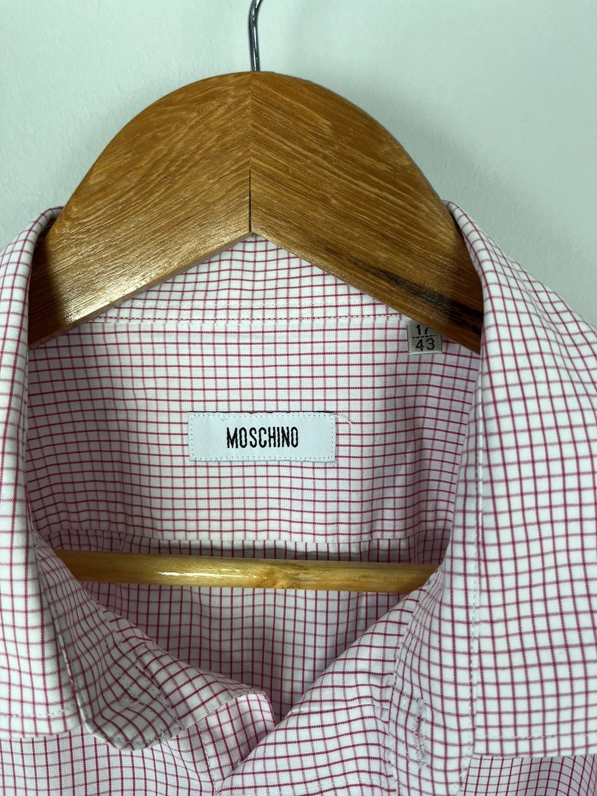 Moschino Moschino Luxury Cotton Plaid Long Sleeve Shirt Button Up Size US XL / EU 56 / 4 - 8 Thumbnail