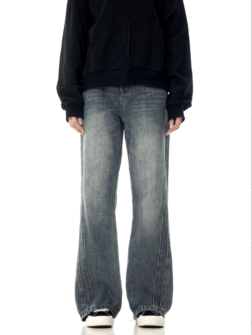 Japanese Brand Retro American trendy brand flared washed jeans Size US 32 / EU 48 - 1 Thumbnail