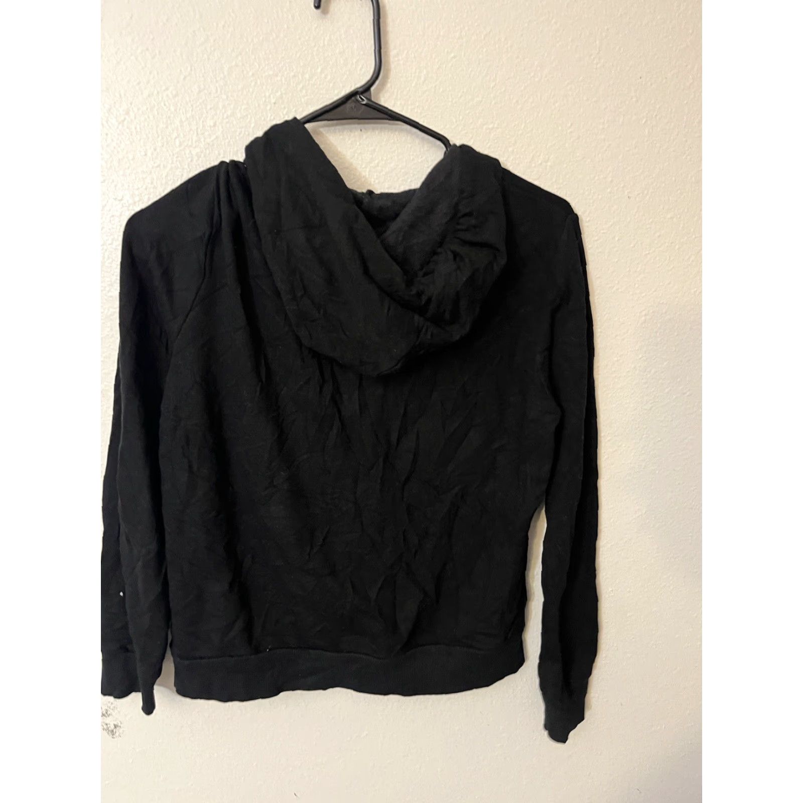 Express EXpress Hoodie Women XS Black Full Zip Sweatshirt Casual Size XS / US 0-2 / IT 36-38 - 3 Thumbnail