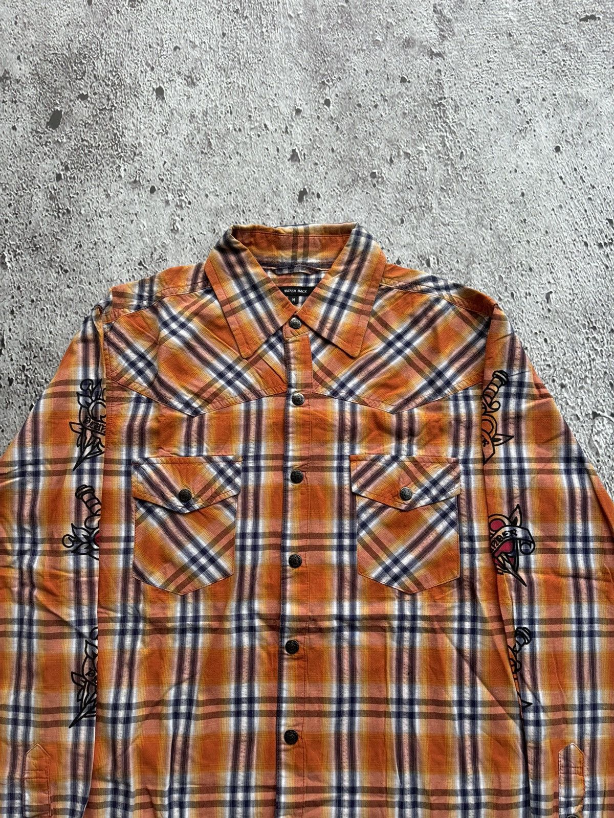 Hysteric Glamour Y2k Water back Losangles Punk style Shirt Size US M / EU 48-50 / 2 - 4 Thumbnail