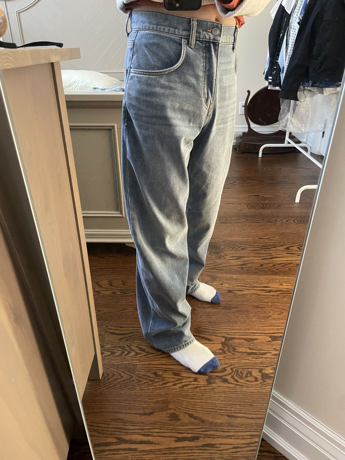 Alexander Wang Alexander Wang Blue High-Rise Ballon Jeans Size US 28 / EU 44 - 5 Thumbnail