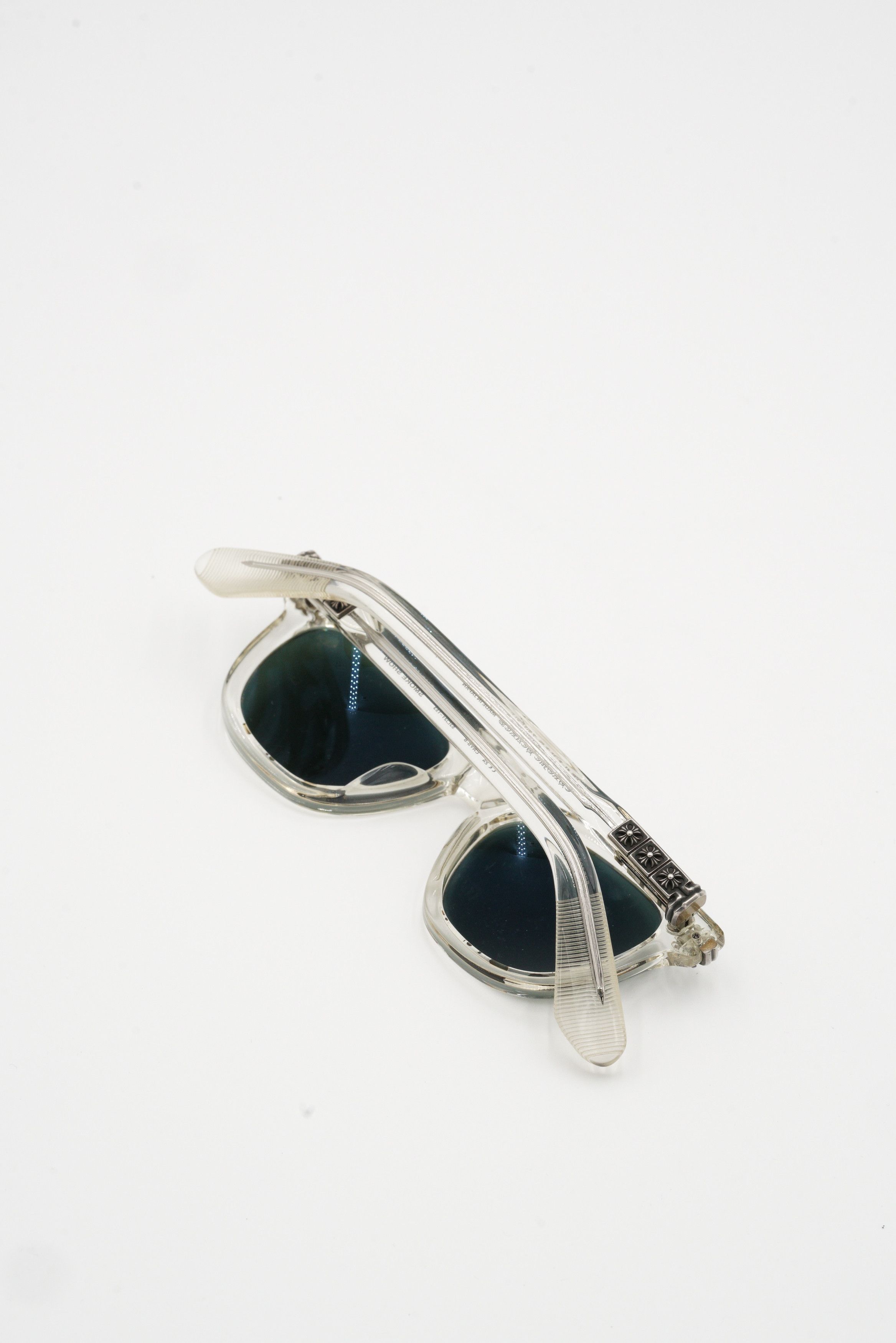 Chrome Hearts Chrome Hearts Smoke Show Sunglasses Crystal Dark Green Size ONE SIZE - 4 Thumbnail