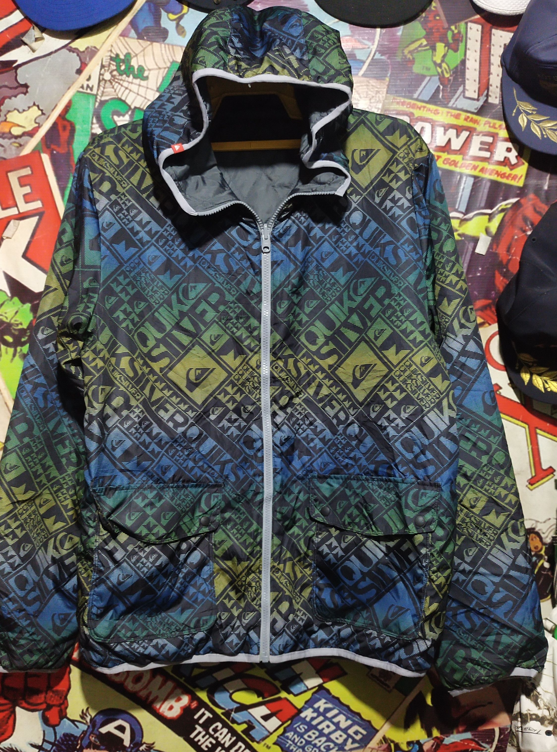 Quiksilver QUIKSILVER X STREETWEAR SWEATERS HOODIES Size US L / EU 52-54 / 3 - 1 Thumbnail