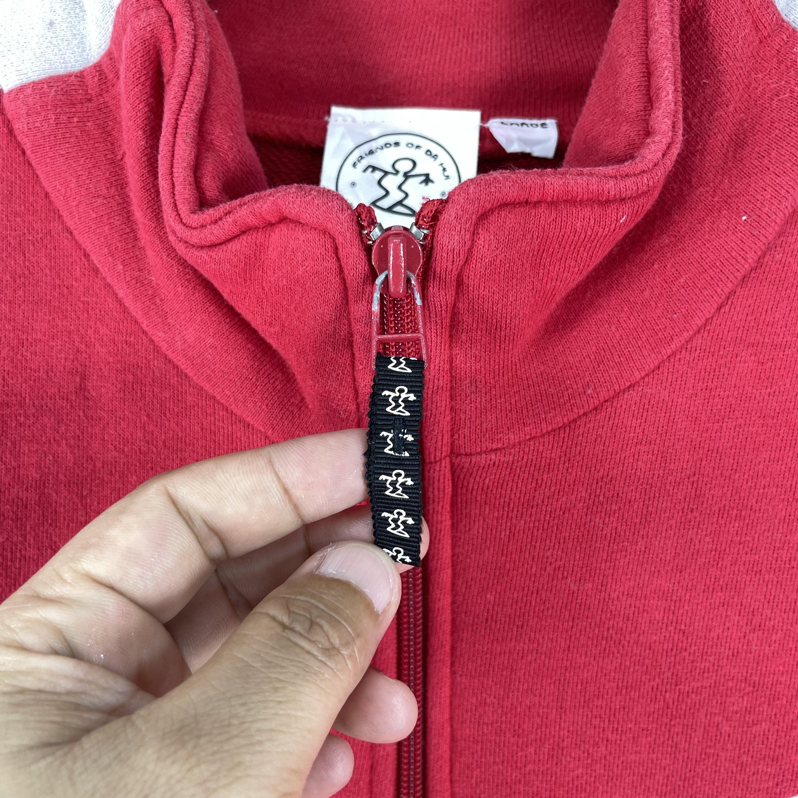 Vintage Vintage 90's DA HUI Surf Small Logo Zipper Sweatshirt Size US M / EU 48-50 / 2 - 4 Thumbnail