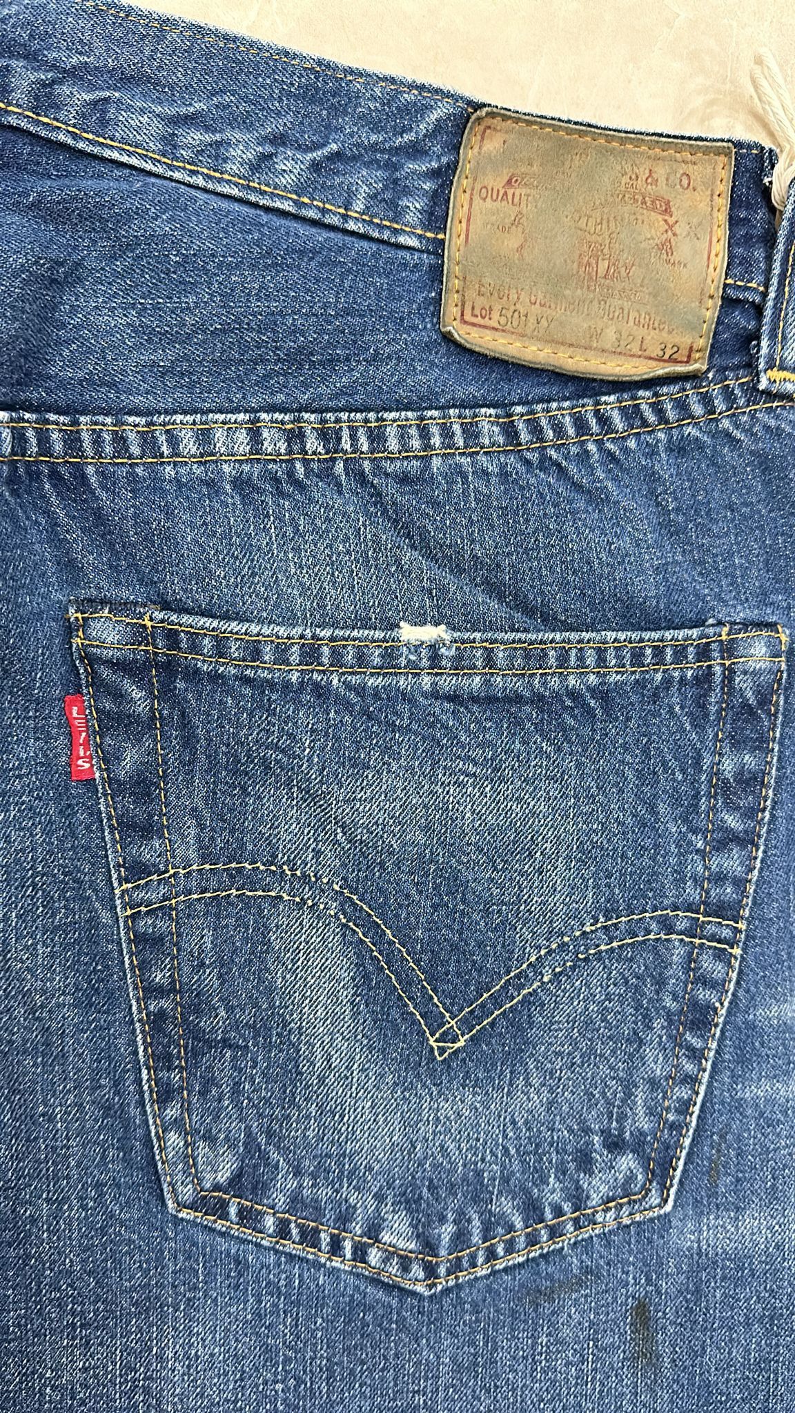 Levi's Vintage Clothing LVC Levi's Vintage Clothing 1947 501XX BigE Selvedge Jeans Size US 32 / EU 48 - 6 Thumbnail