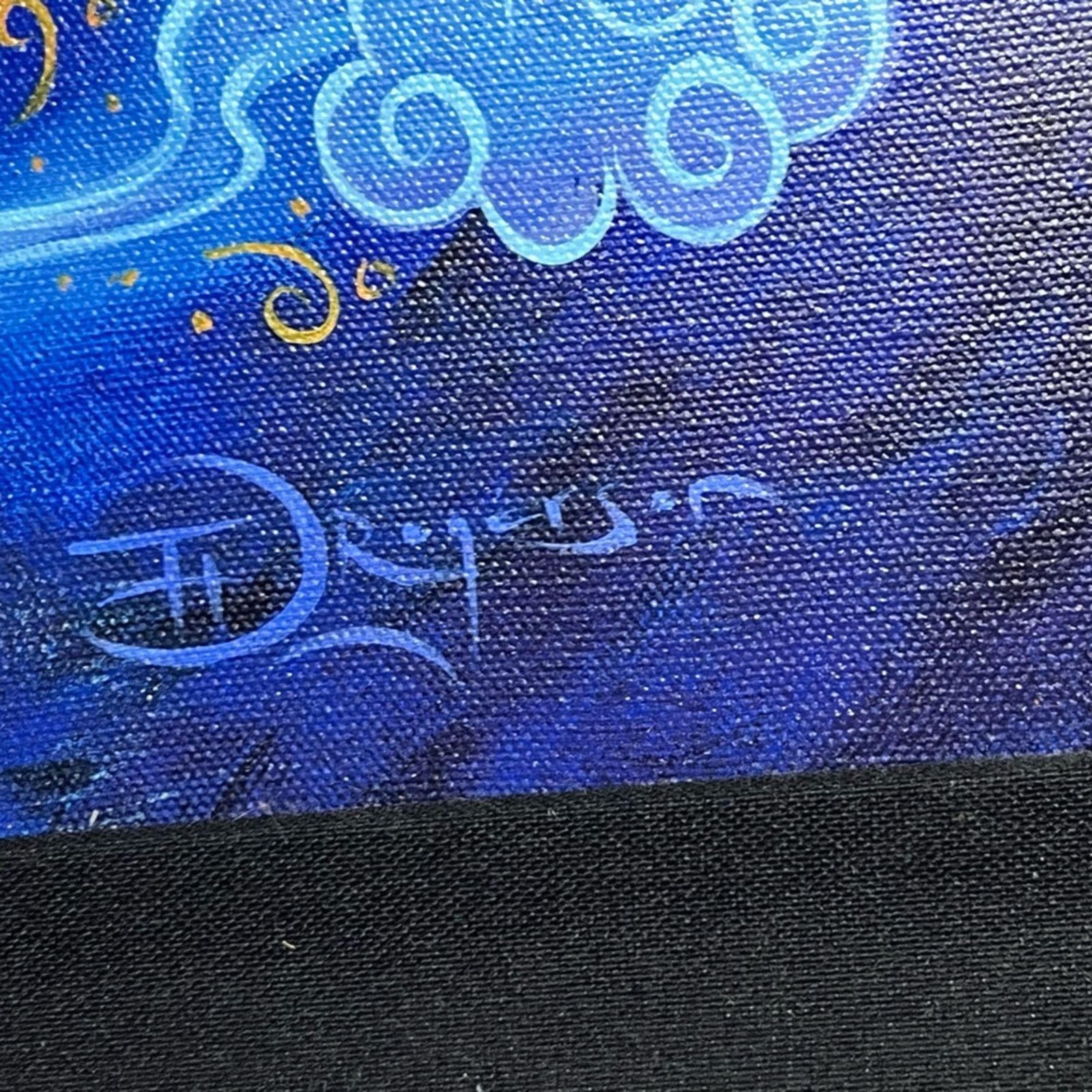 Disney Dream of Genie ALADDIN 16x20 Disney Art - Tim Rogerson $650 Size ONE SIZE - 2 Thumbnail