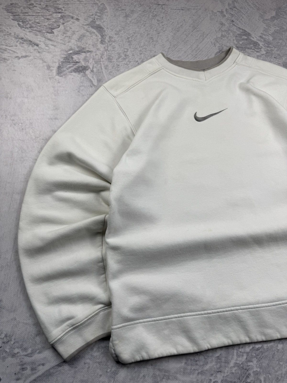Nike × Vintage NIKE VINTAGE CENTER LOGO OVERSIZE BOXY SWEATSHIRT Size US M / EU 48-50 / 2 - 2 Thumbnail