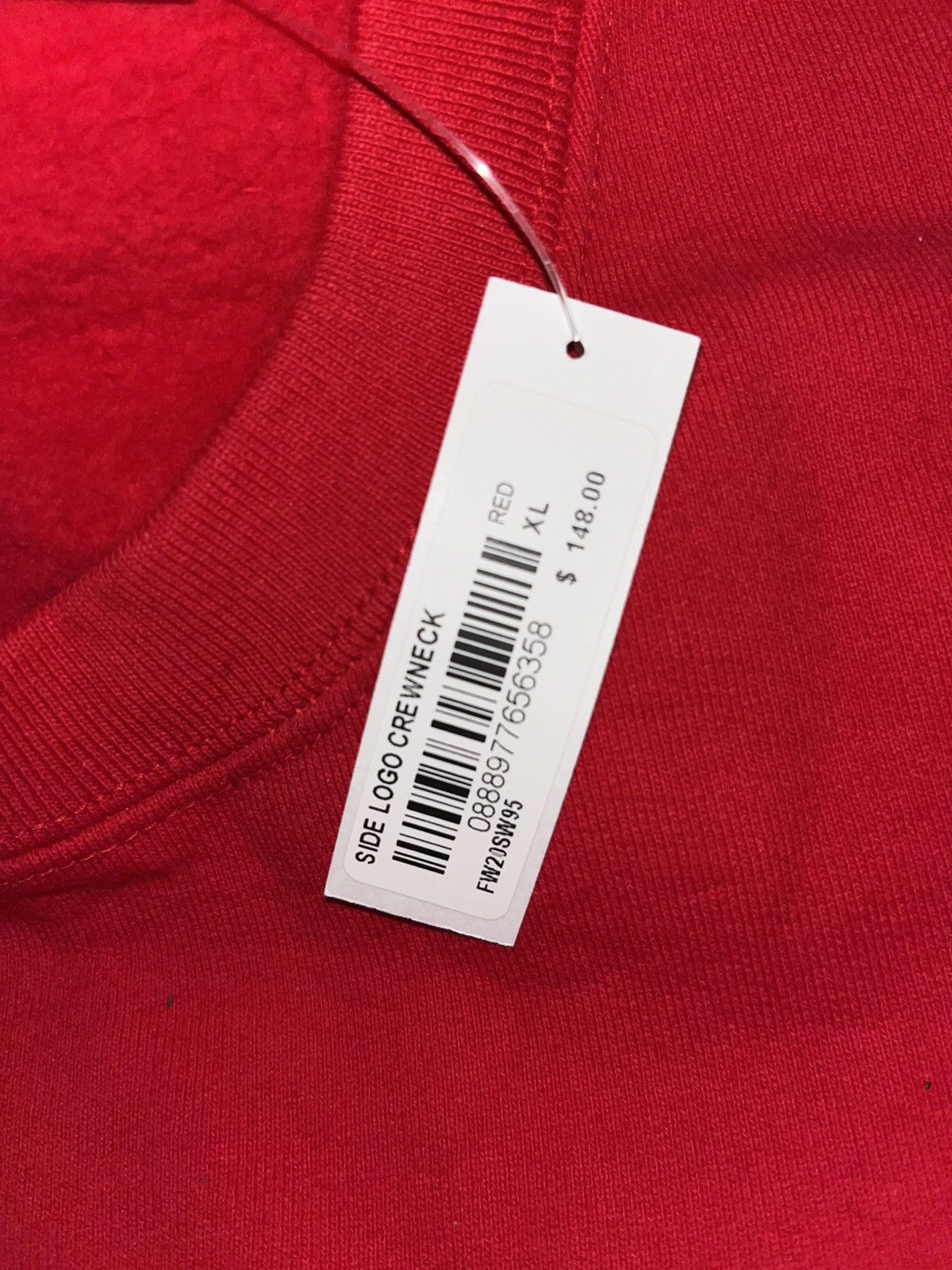 Supreme Supreme side logo crewneck Size US XL / EU 56 / 4 - 4 Thumbnail