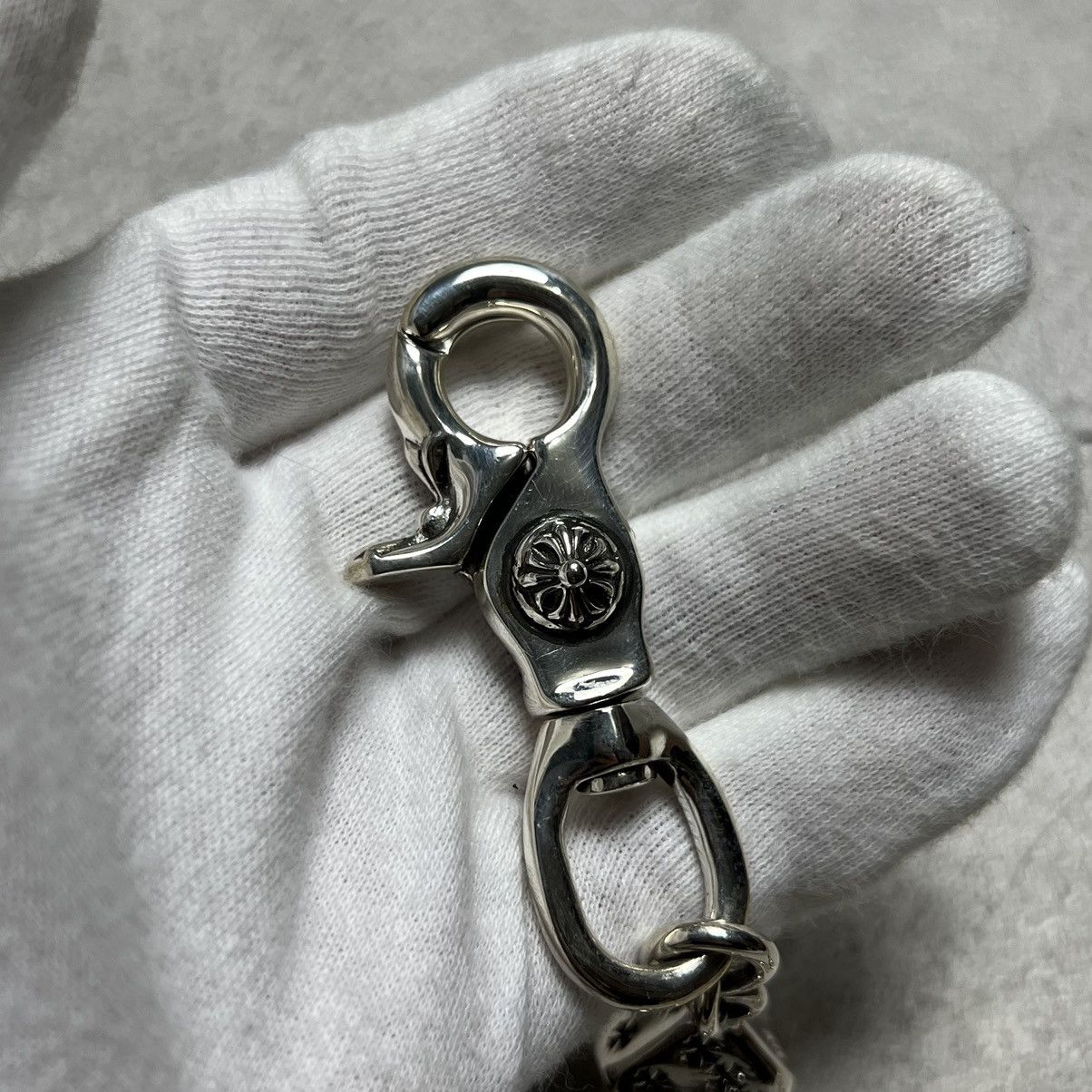 Chrome Hearts New Super Heavy Chrome hearts Silver Dice Wallet Chain Size ONE SIZE - 4 Thumbnail