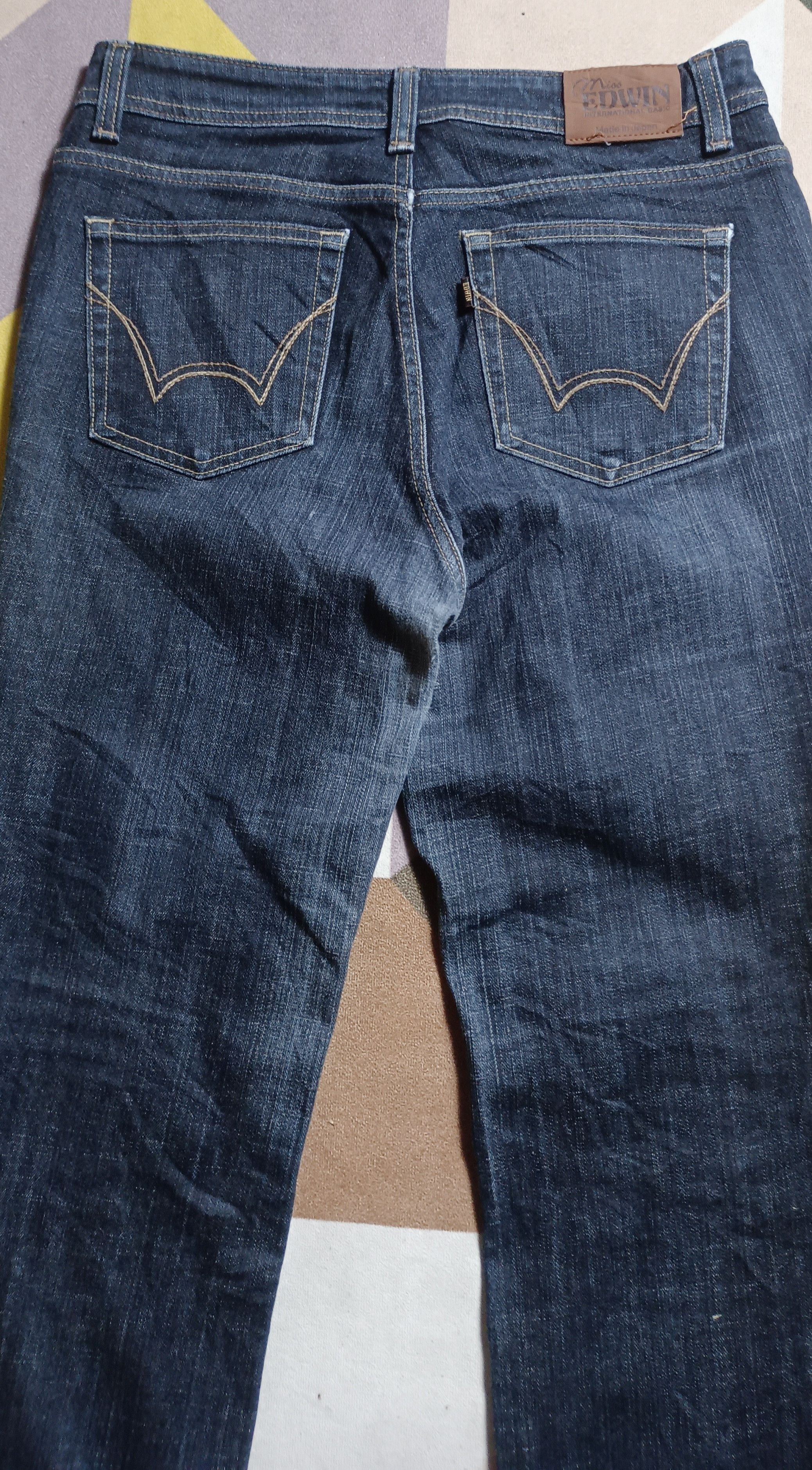 Edwin × Japanese Brand × Jean Flare💥 Miss Edwin International Basic Denim Jeans Size 32" / US 10 / IT 46 - 6 Thumbnail