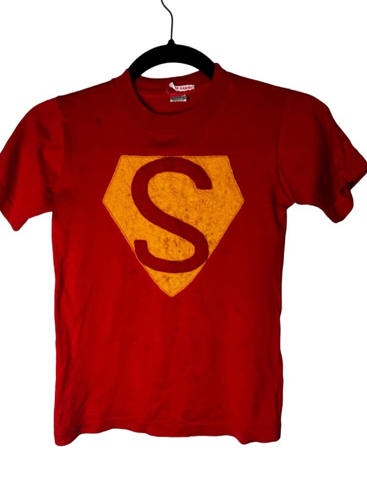 JCPenney Vintage 1950's Penny's Superman Kids T-Shirt Size XS / US 0-2 / IT 36-38 - 1 Thumbnail