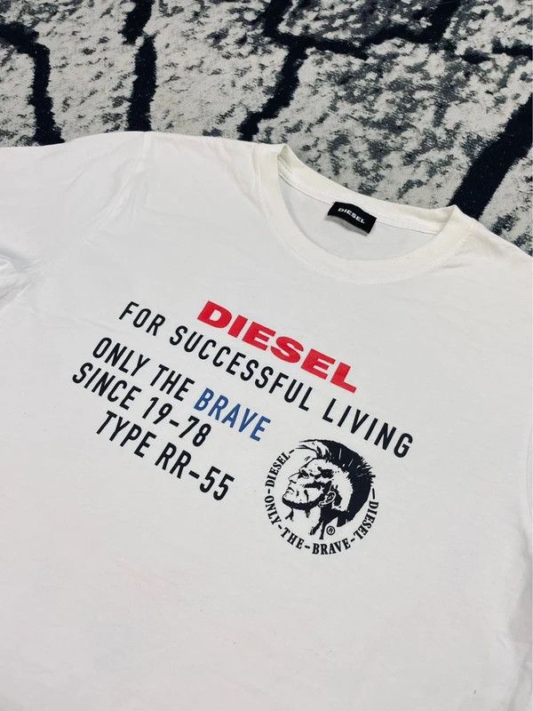 Diesel Diesel T-shirt white logo M Size US M / EU 48-50 / 2 - 3 Thumbnail
