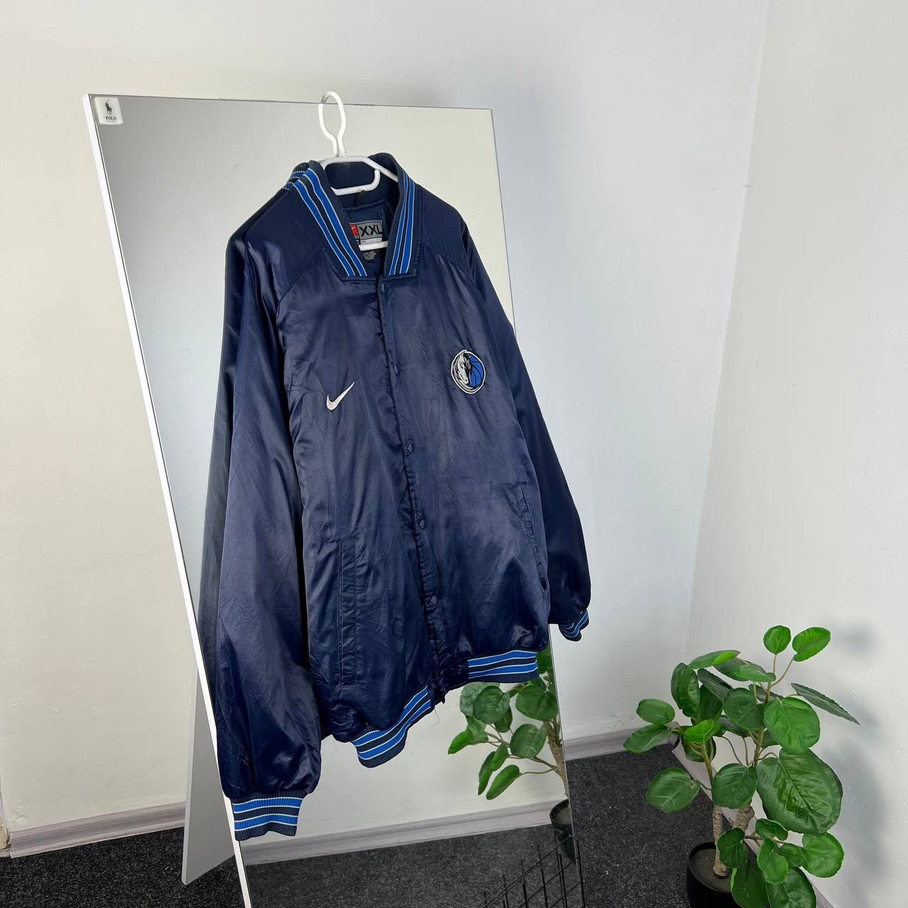 Nike Vintage Y2K Nike Dallas Mavericks Big Logo NBA Bomber Jacket Size US XXL / EU 58 / 5 - 1 Thumbnail