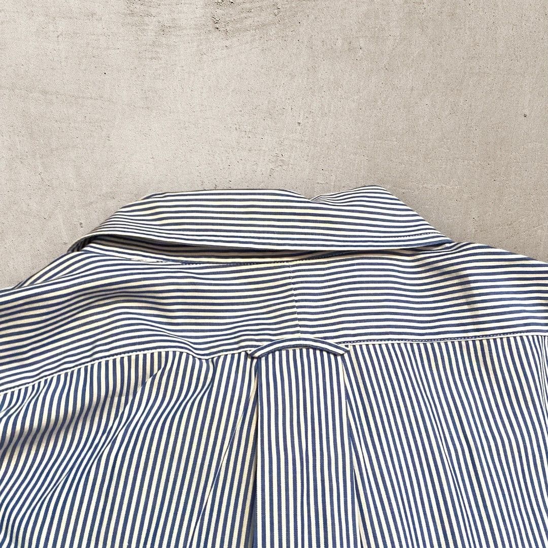 Vintage Vintage Classic Striped Shirt Button Up Blue White Size US L / EU 52-54 / 3 - 6 Thumbnail