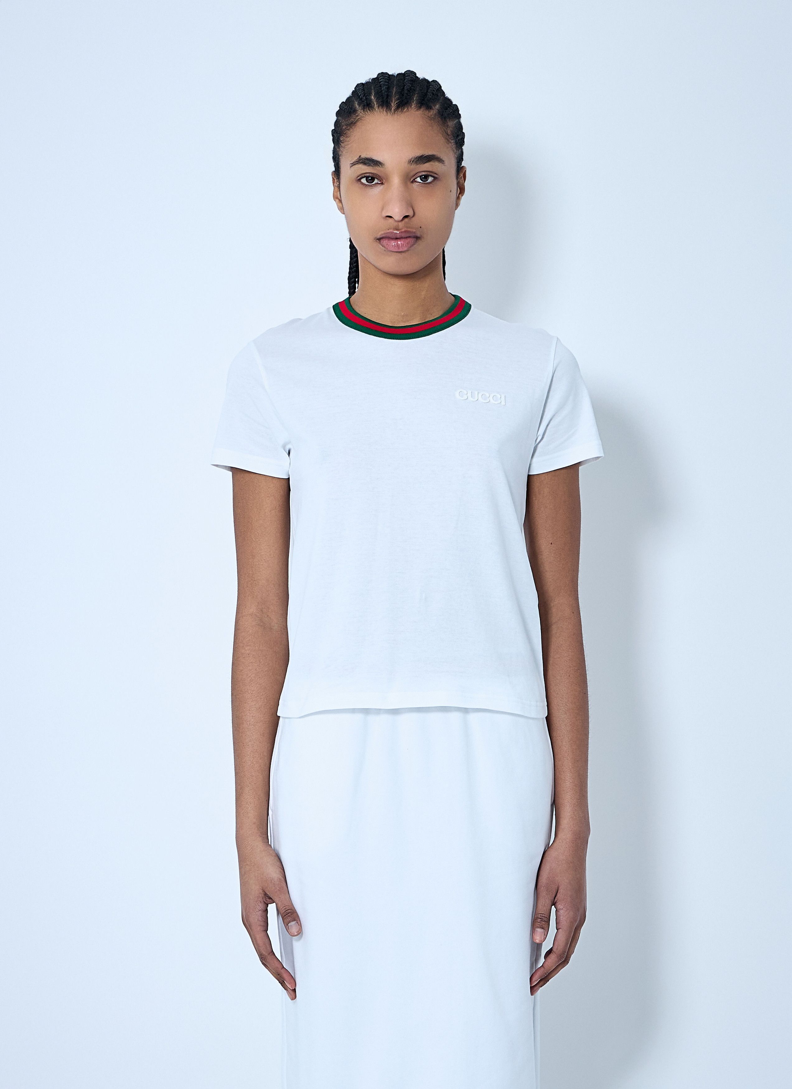 Gucci Web Trim T-Shirt Size XS / US 0-2 / IT 36-38 - 1 Thumbnail