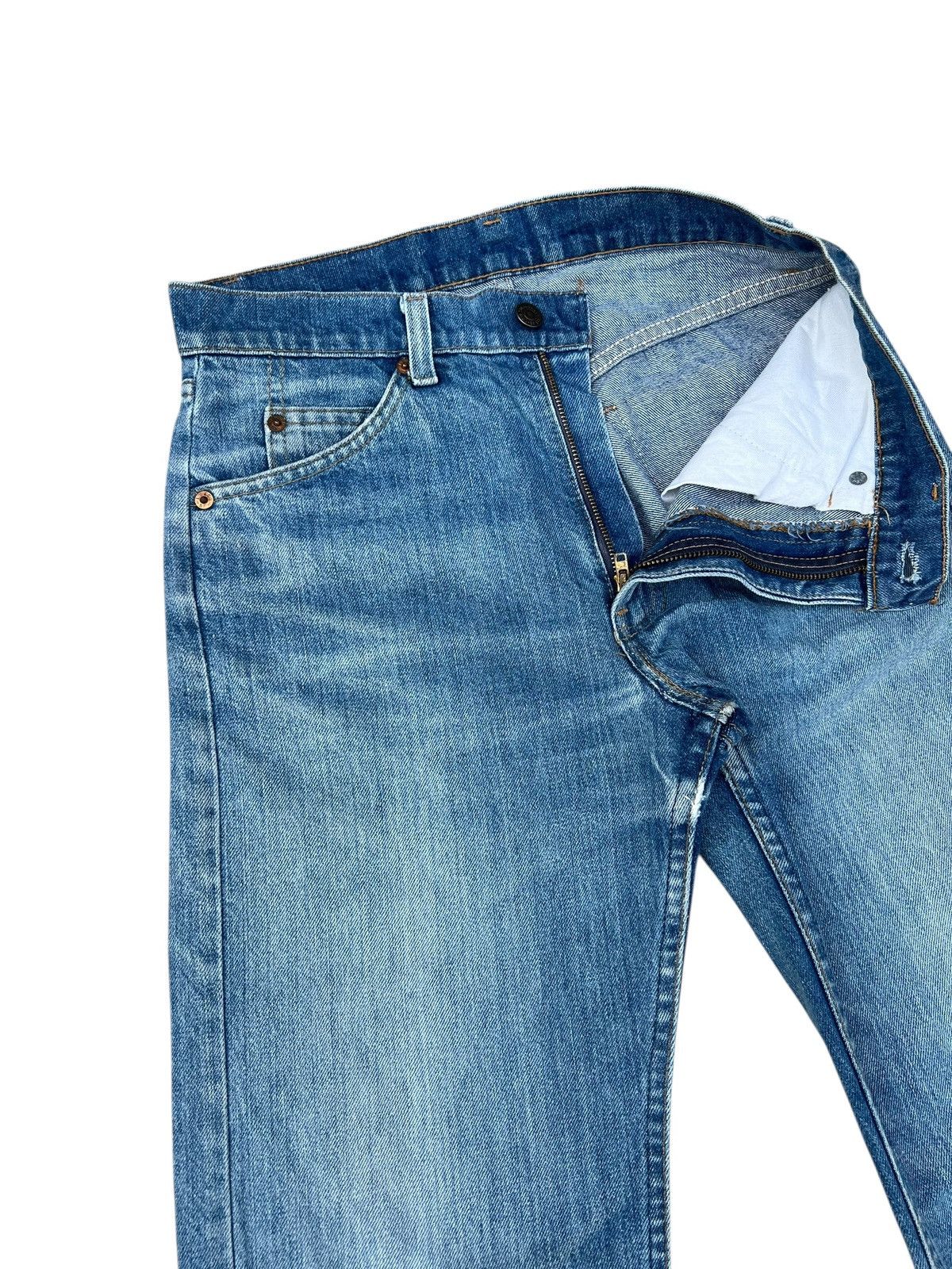 Levi's Vintage 70s Levi’s 505 Orange Tab Fade Denim Jeans Talon 42 Size US 30 / EU 46 - 8 Thumbnail