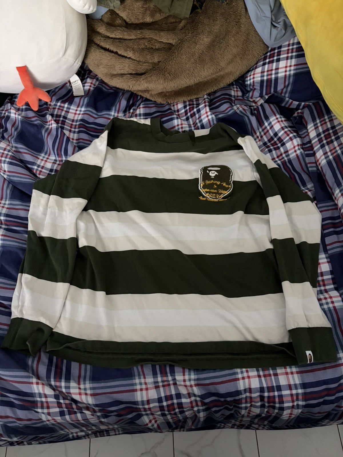Bape Bape Striped Longsleeve Size US M / EU 48-50 / 2 - 1 Thumbnail