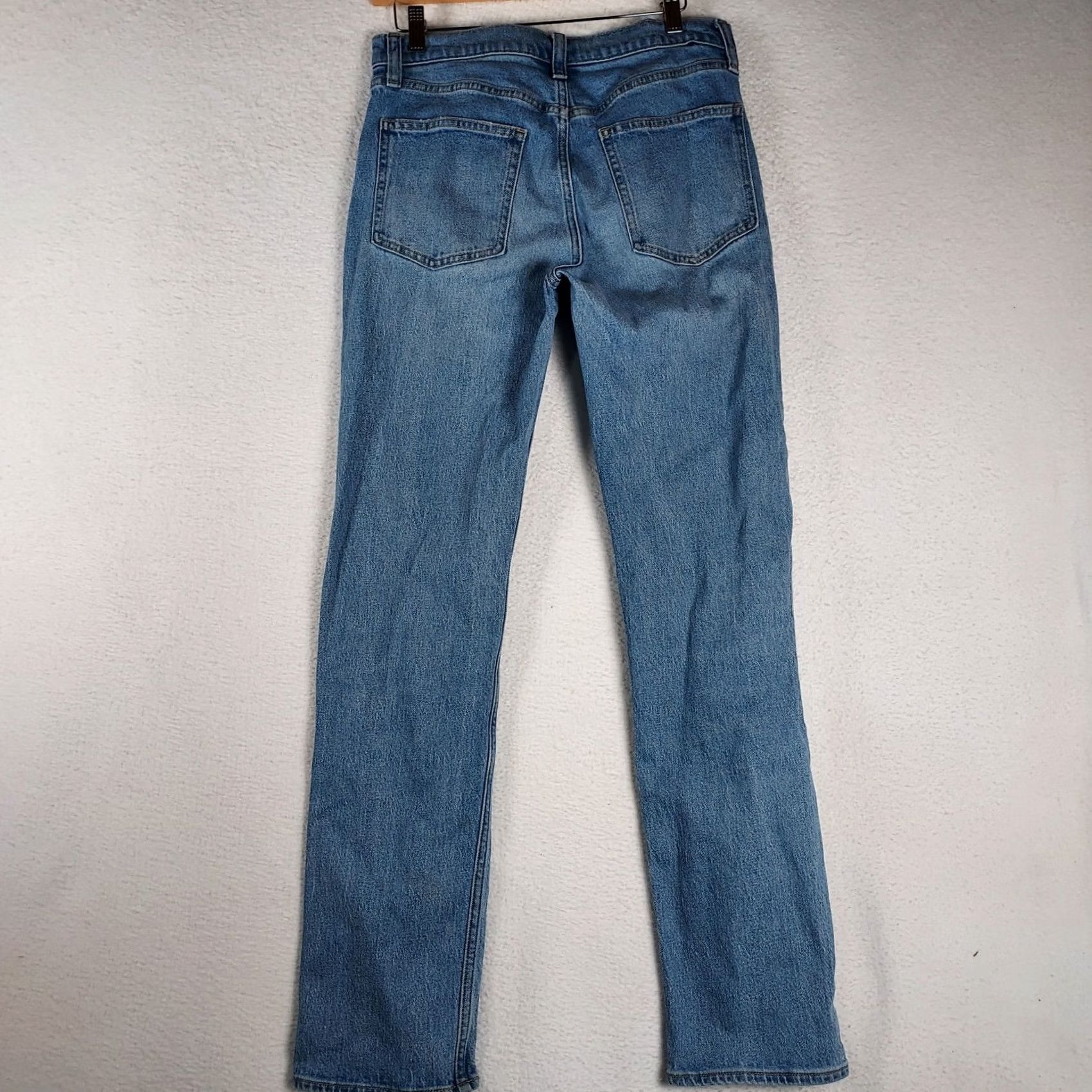 Gap VINTAGE GAP 90s Straight High Rise Jeans Women’s 28L Light Blue Denim 5-Pocket Jeans Womens Size 28" / US 6 / IT 42 - 2 Thumbnail