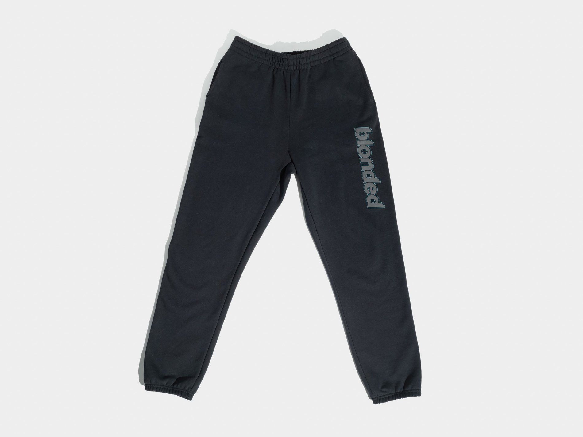 Frank Ocean 💚 2020 Frank Ocean Blonded Logo Sweatpants Black Large NEW Size US 34 / EU 50 - 1 Thumbnail
