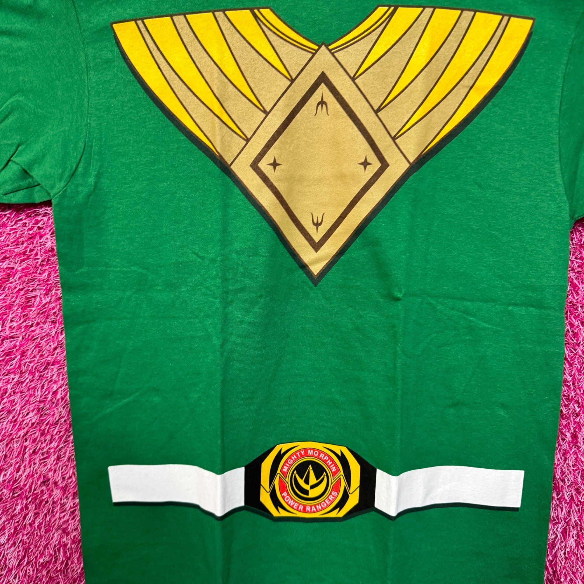 Other Power Rangers Green Dragon Power Ranger Armor Costume Tee M Size US M / EU 48-50 / 2 - 2 Thumbnail