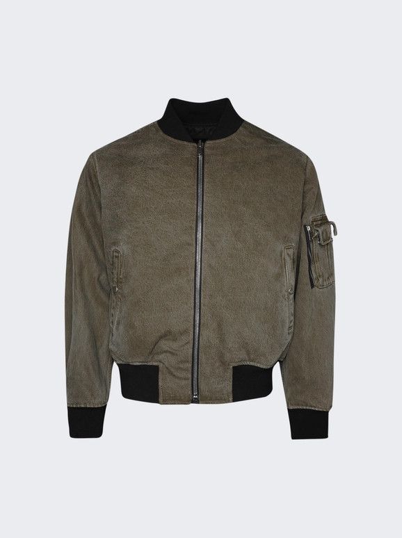 Givenchy o1mle0226 Reversible Bomber Jacket in Khaki Size US L / EU 52-54 / 3 - 1 Thumbnail