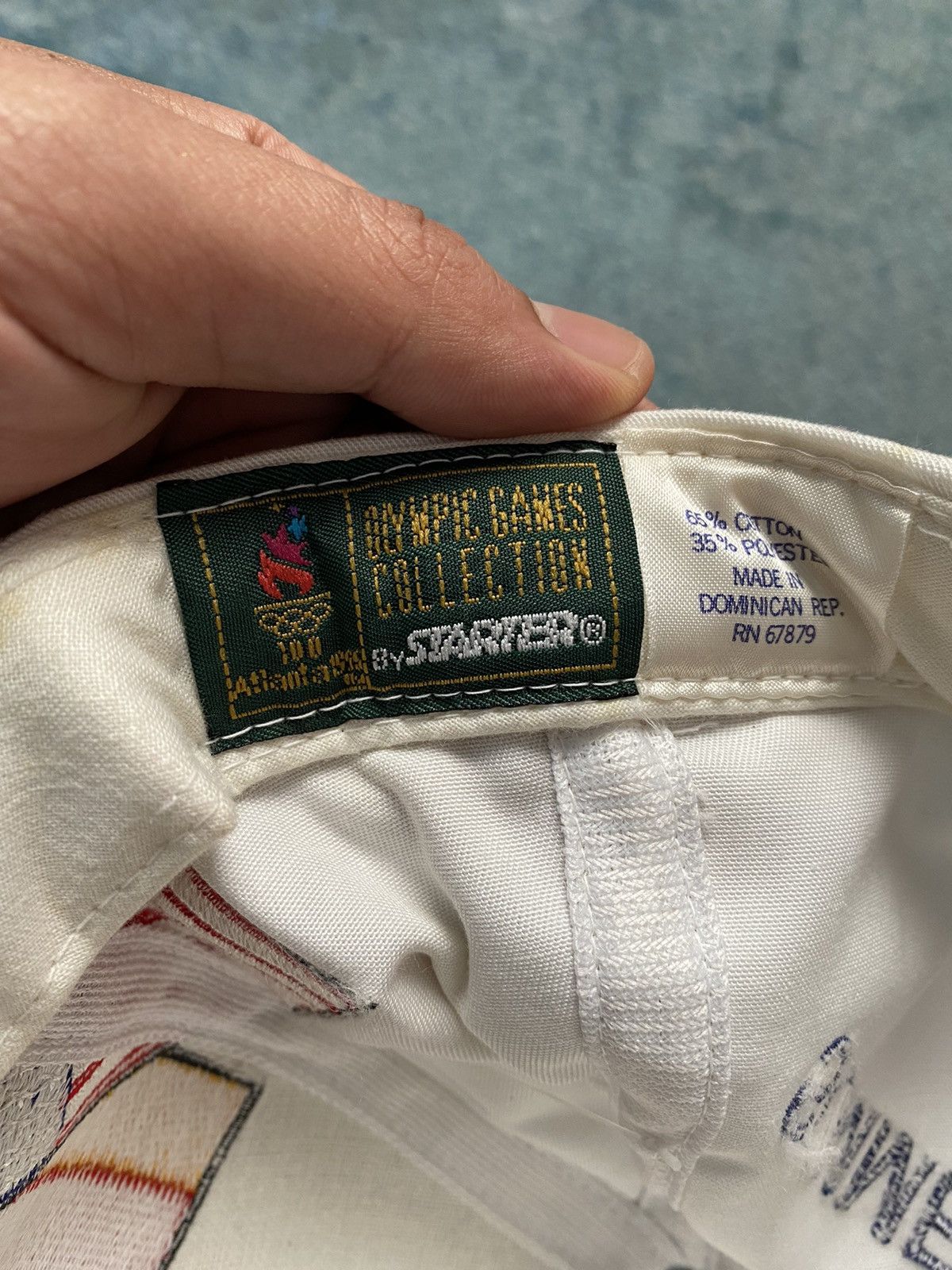 Starter Vintage NWT Olympics USA Atlanta 1996 Snapback Cap Size ONE SIZE - 11 Thumbnail